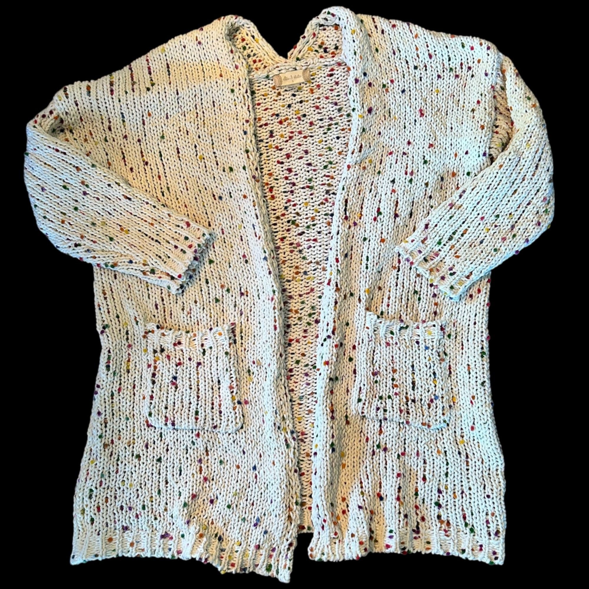 Other Altar'd State Longline Open Front Bobble Boho Cardigan S Size S / US 4 / IT 40 - 1 Thumbnail