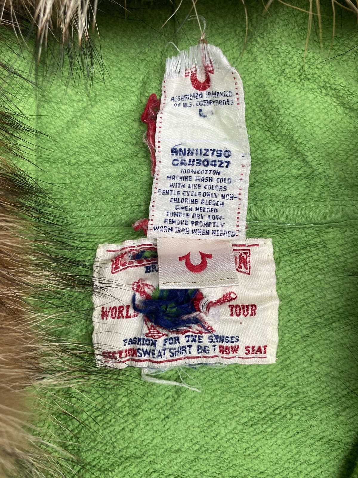 If Six Was Nine True Religion Fur Hoodie Size US S / EU 44-46 / 1 - 6 Thumbnail