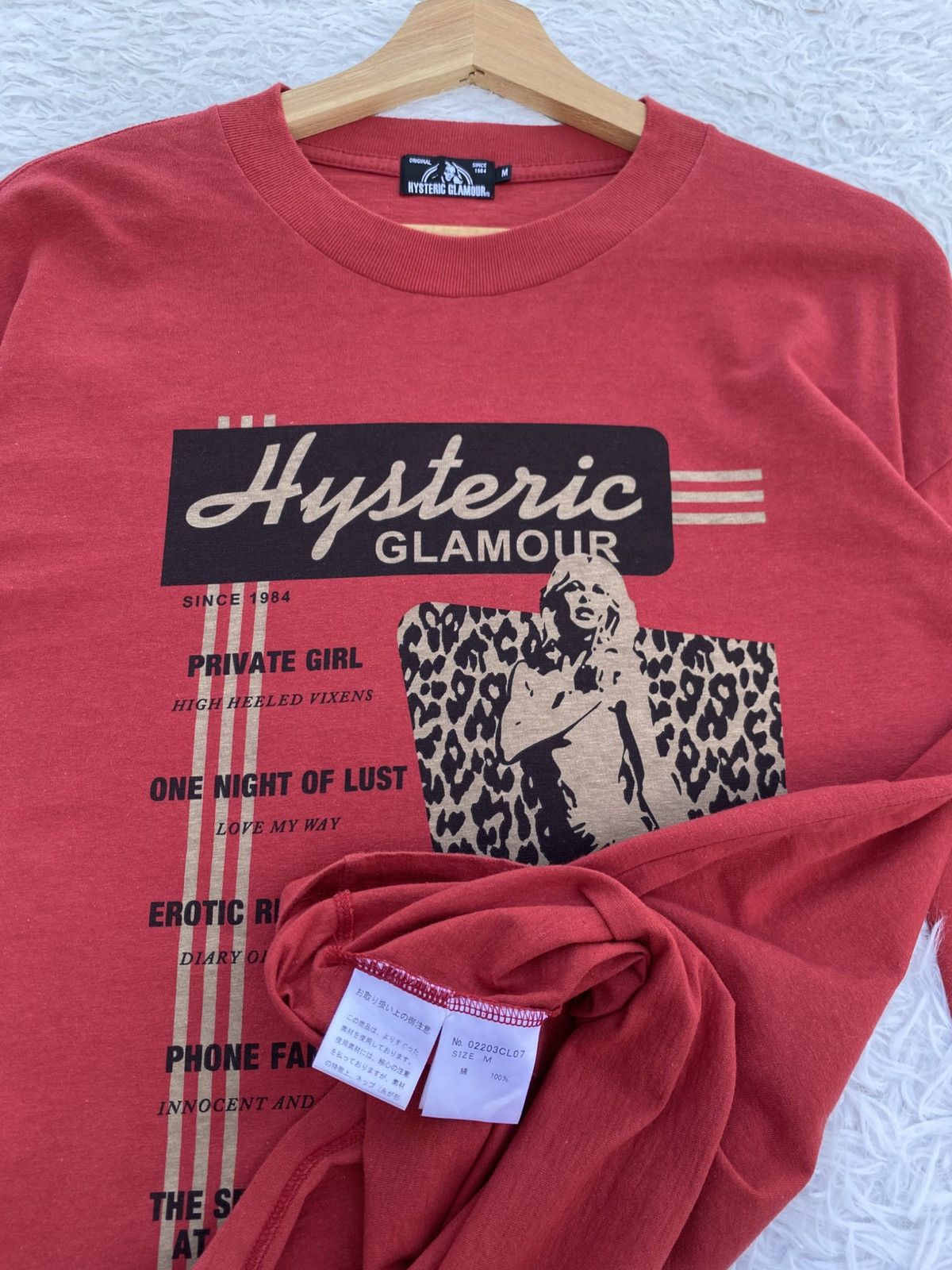 Hysteric Glamour Rare Vintage Hysteric Glamour Sexy Women Longsleeve Tshirt Size US M / EU 48-50 / 2 - 11 Thumbnail