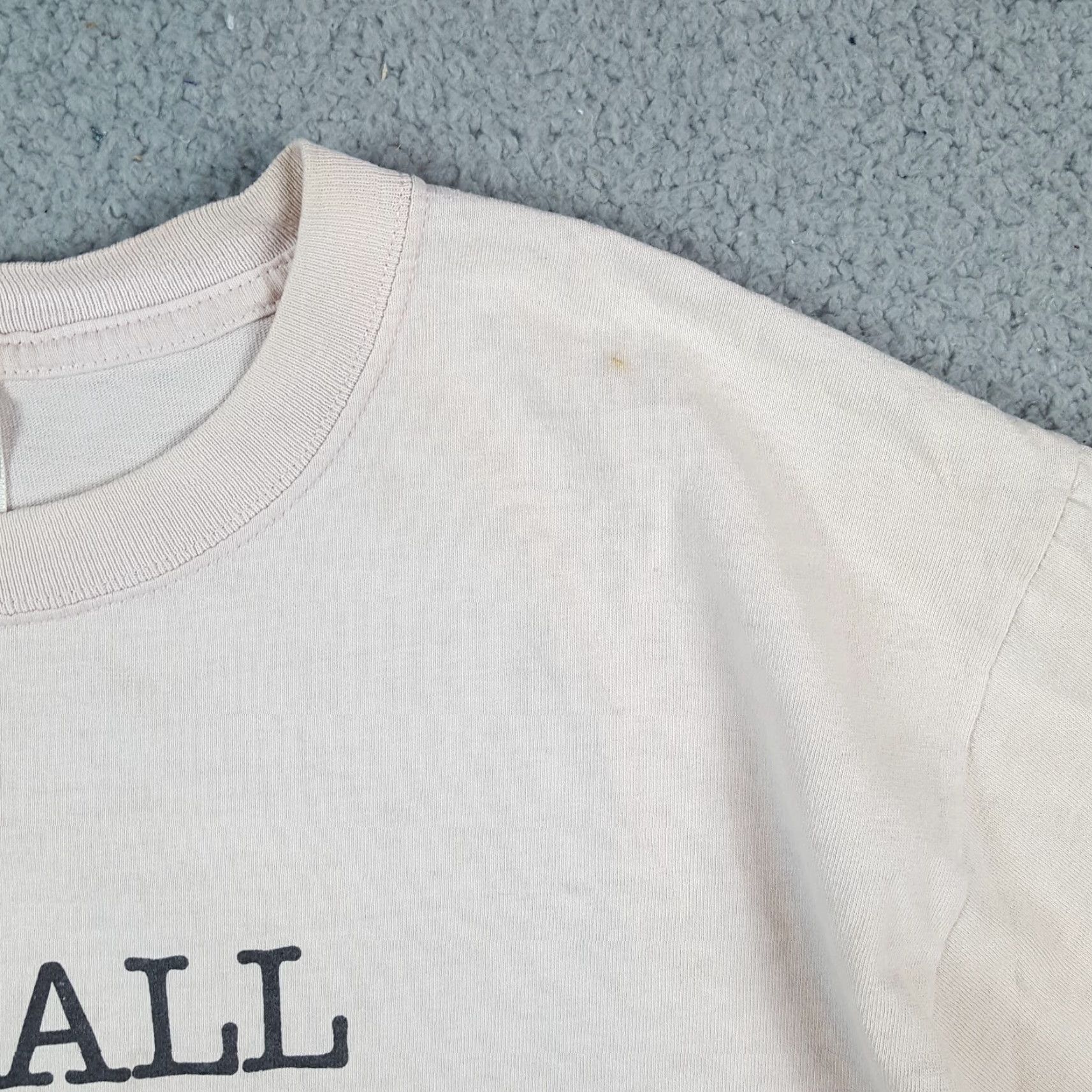 Anvil VINTAGE Anvil Y2K Attitude Funny Grunge T-Shirt Men's M Beige 90s 2000s Retro Size US M / EU 48-50 / 2 - 5 Thumbnail