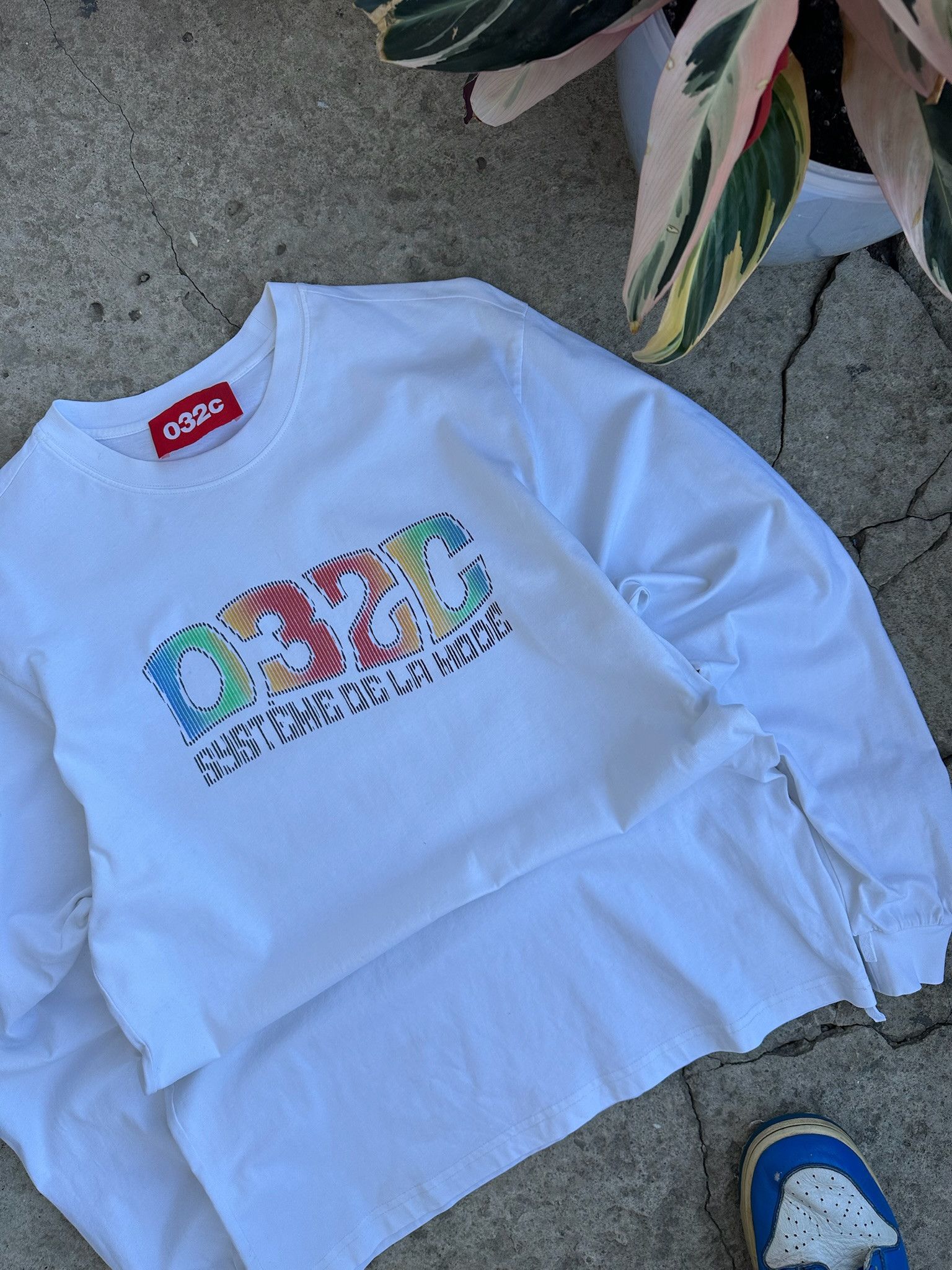 032c 032c Big Logo White Longsleeve T-Shirt acid logo Size US M / EU 48-50 / 2 - 7 Thumbnail