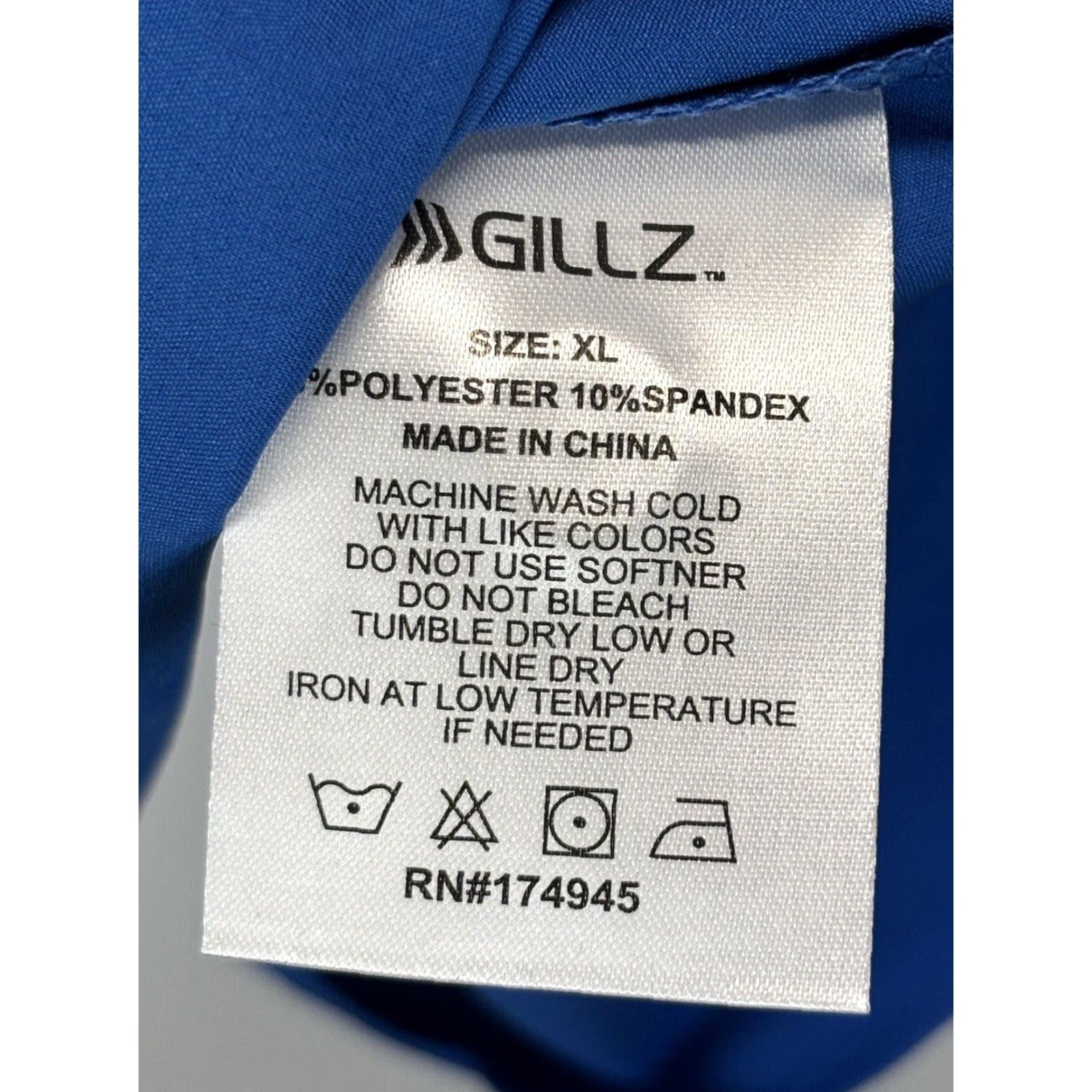 Vintage NEW! Men’s Gillz Fishing Shirt Sz X-Large Blue Button Up Vented Outdoors Hiking Size US XL / EU 56 / 4 - 5 Thumbnail