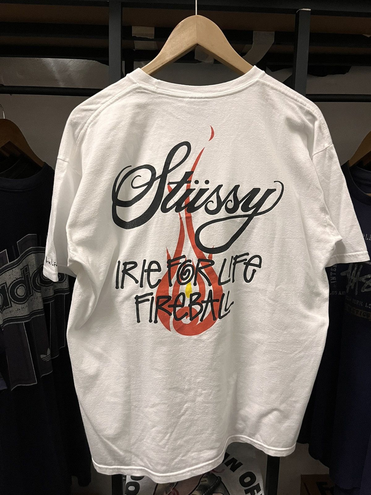 Stussy × Vintage Vintage Stussy Zero White Shirt Size US L / EU 52-54 / 3 - 1 Thumbnail