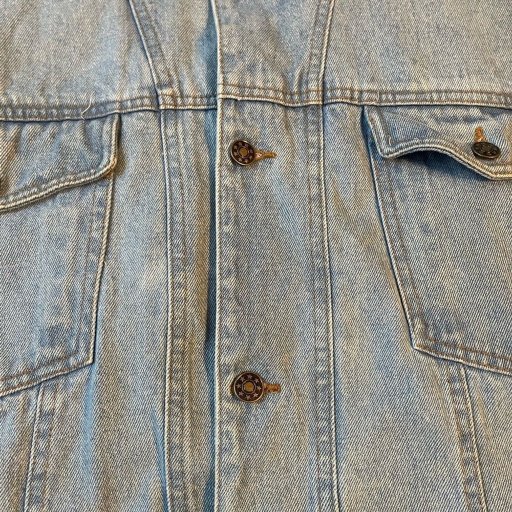 Harley Davidson Harley-Davidson Light Blue Denim Jacket size XL(small hole) Size US XL / EU 56 / 4 - 5 Thumbnail