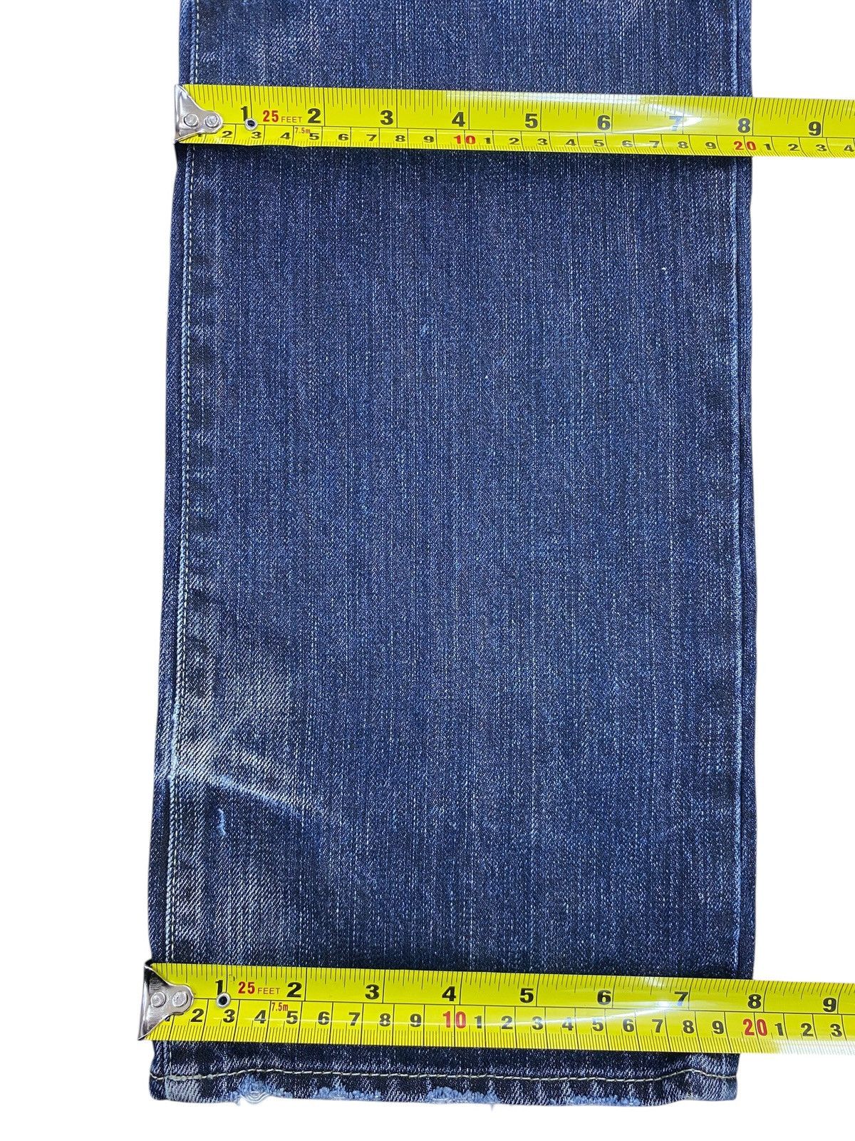 Takeo Kikuchi Takeo Kikuchi Blue Wash Whiskered Straight Leg Style Jeans Size US 34 / EU 50 - 9 Thumbnail