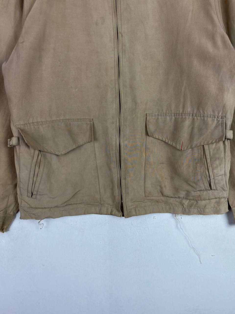 Vintage vintage 60s/70s harmor disttressed jacket talon zipper Size US M / EU 48-50 / 2 - 5 Thumbnail