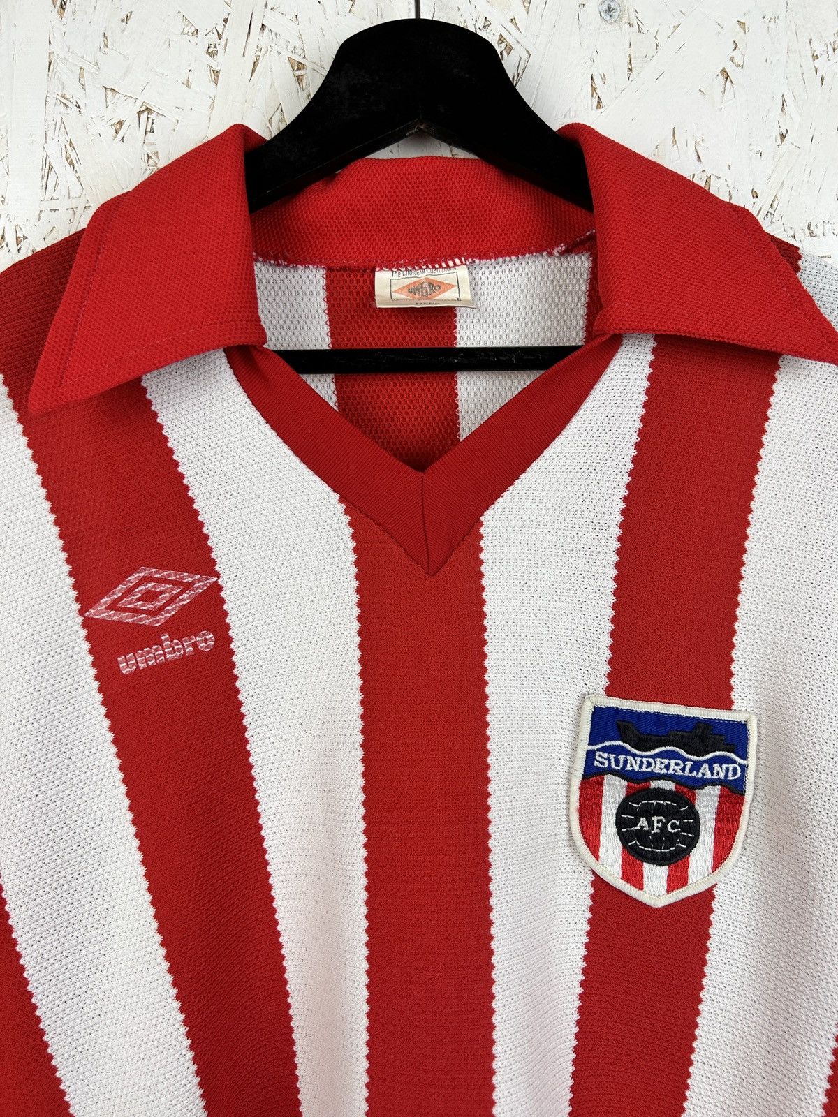 Umbro 70s Sunderland AFC 1977/78 Home Soccer Jersey Player Issue Size US L / EU 52-54 / 3 - 2 Thumbnail