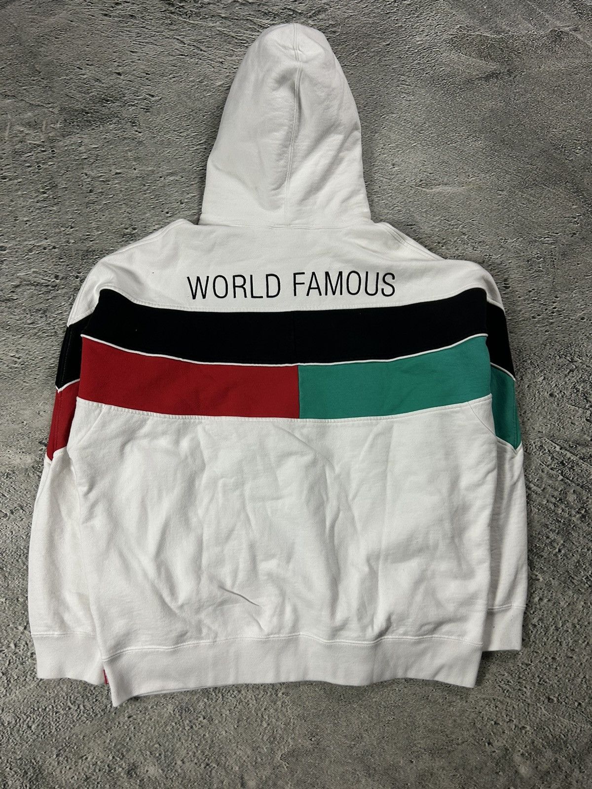 Supreme Supreme Milan Hoodie World Famous SS20 white green red Size US L / EU 52-54 / 3 - 3 Thumbnail