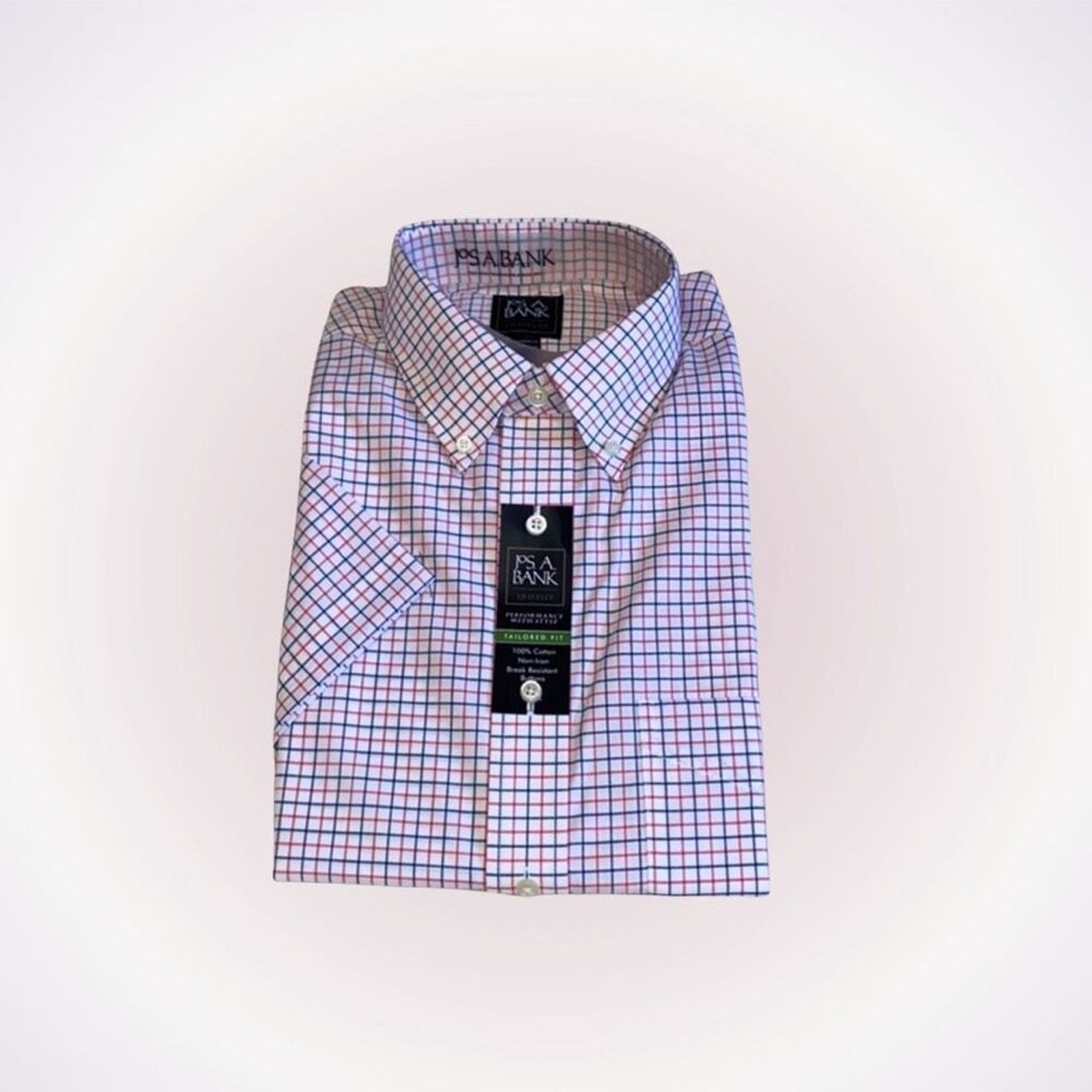 Jos. A. Bank Jos. A. Bank stripe traveler tailored fit button up | Sz L Size US L / EU 52-54 / 3 - 1 Thumbnail