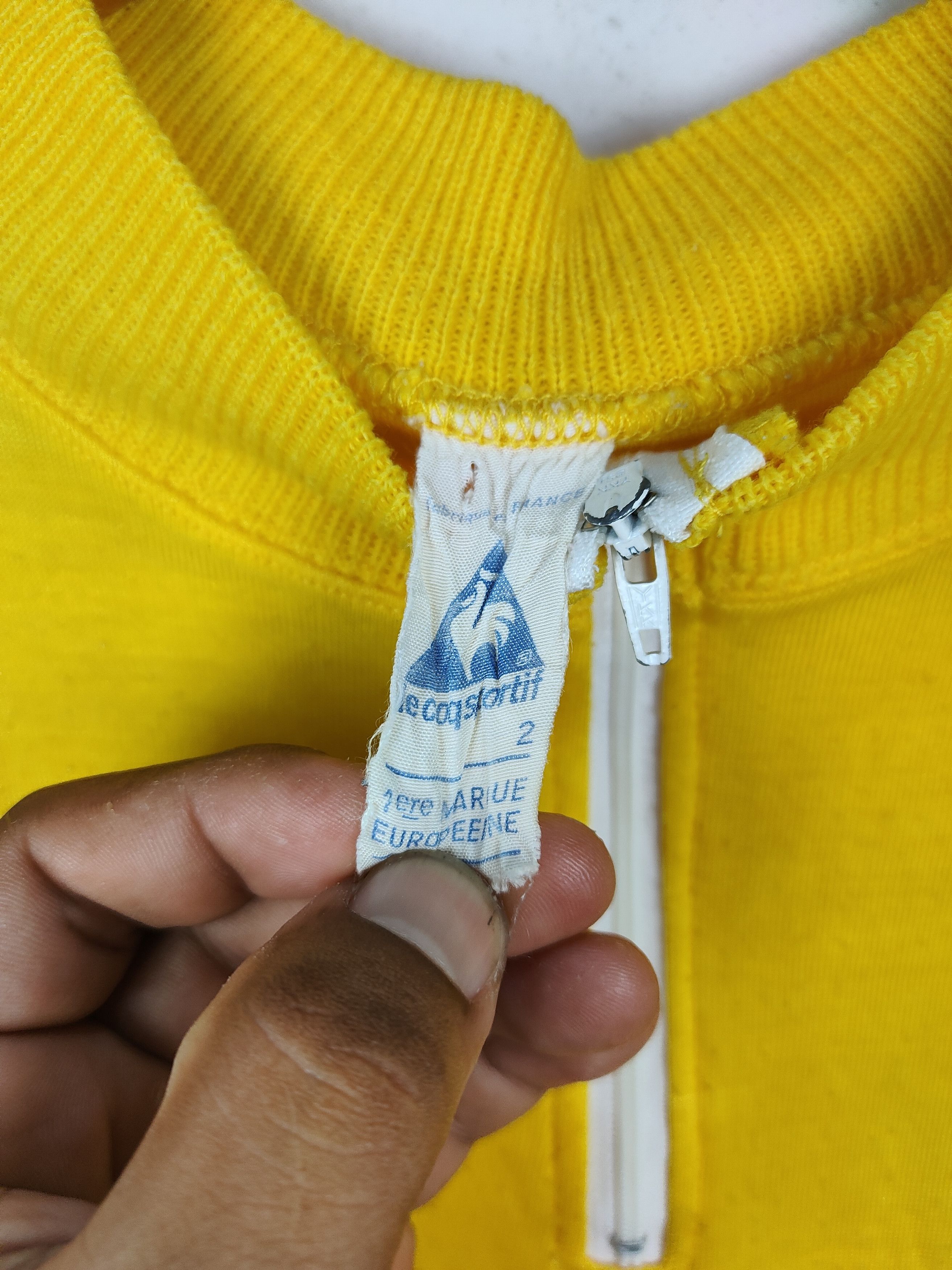 Le Coq Sportif Vintage Le Coq Sportif Le Tour de France Bicycle Shirt Size US S / EU 44-46 / 1 - 4 Thumbnail