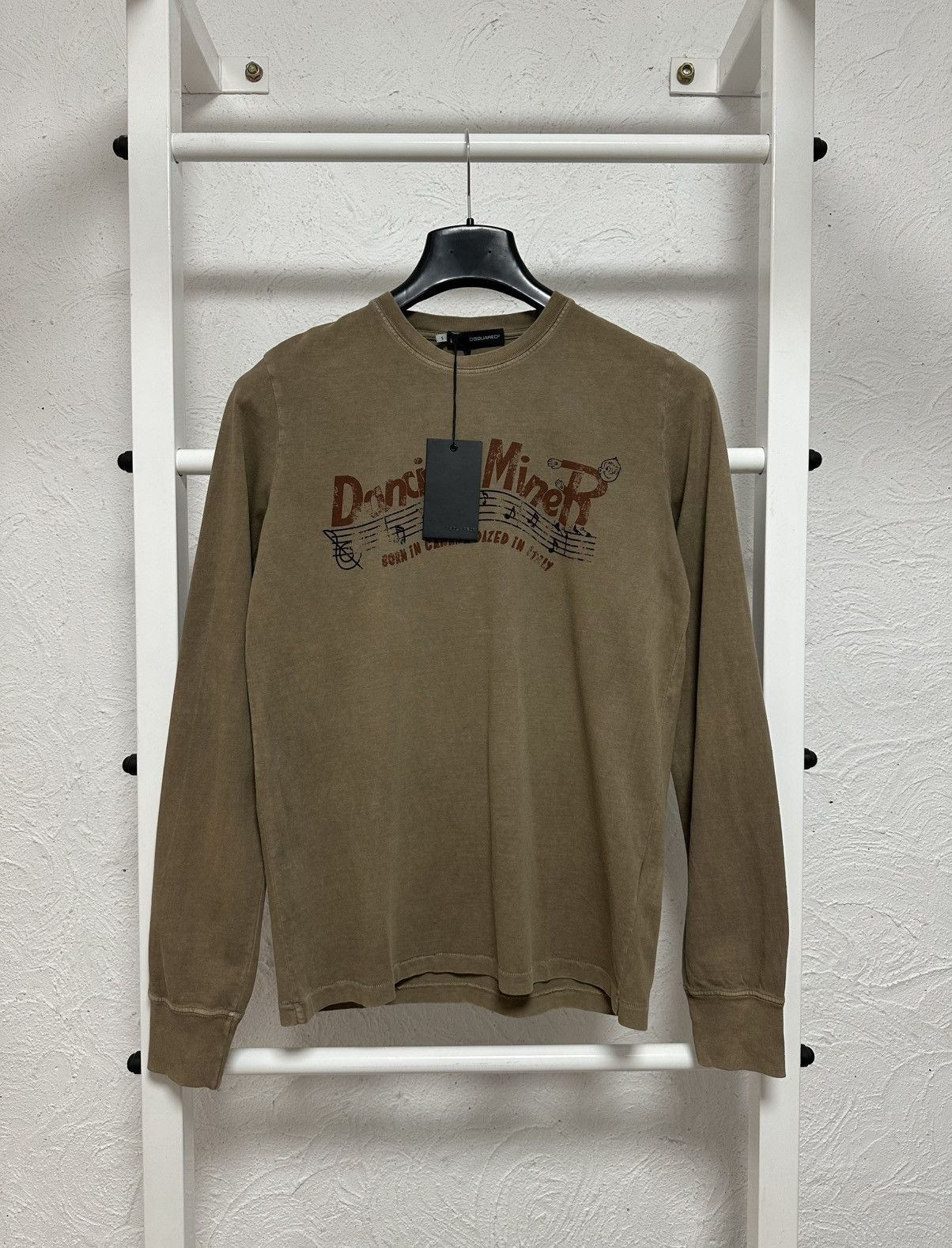 Dsquared2 Dancing Miner Sweatshirt Longsleeve S Size