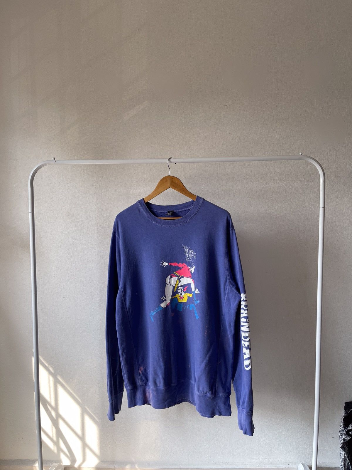 Brain Dead Brain Dead Distressed Crewneck Size US L / EU 52-54 / 3 - 2 Thumbnail