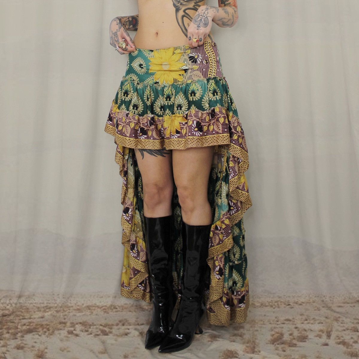 Other 🪔PEACOCK MAXI SKIRT🪔 Size 28" / US 6 / IT 42 - 2 Thumbnail