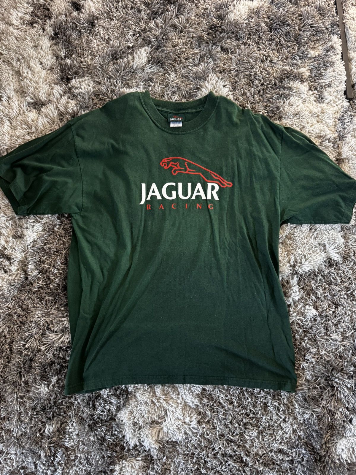 Vintage Vintage jaguar racing rare tee Size US XL / EU 56 / 4 - 1 Thumbnail