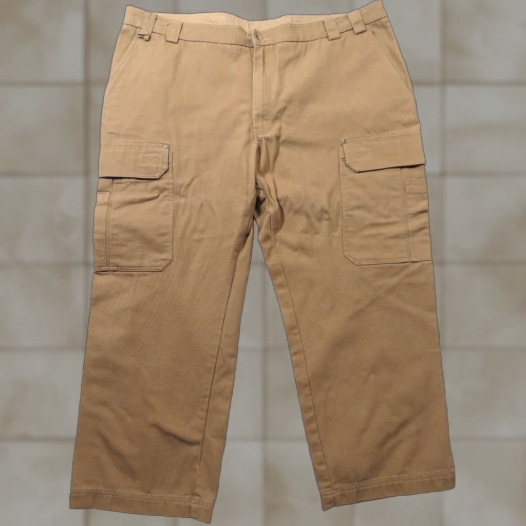 Duluth Trading Company Duluth Trading Co Pants Mens 48x29 Brown Cargo Relaxed Fit Duck Canvas Workwear Pants Mens Brown Cargo 48x29 Size US 32 / EU 48 - 1 Thumbnail