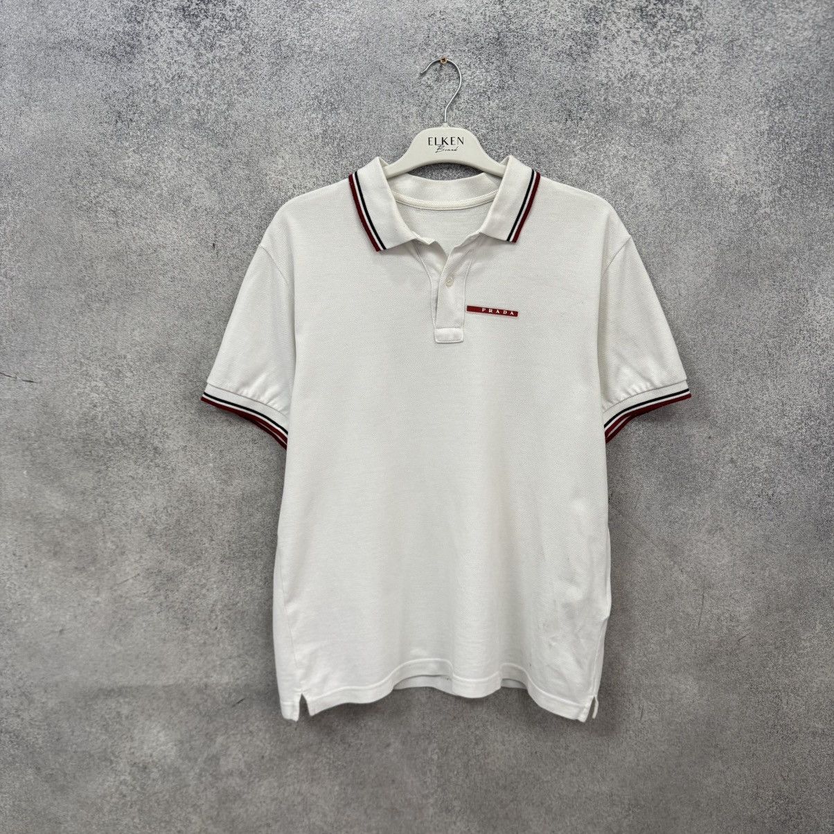 Prada Prada polo T-shirt Red Tab Size US M / EU 48-50 / 2 - 1 Thumbnail