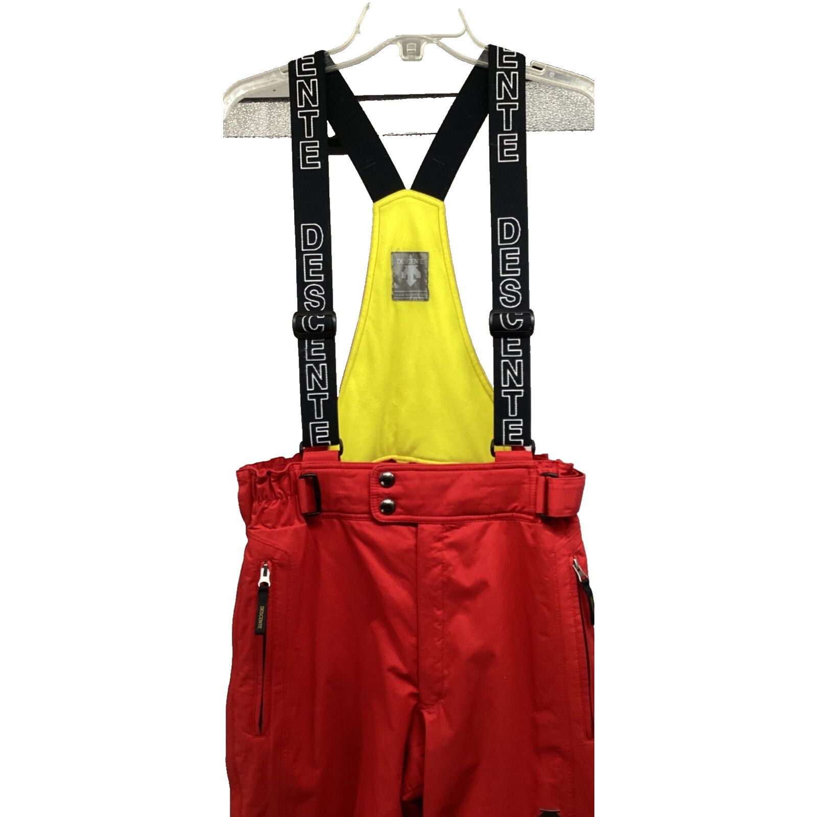 Descente Descente Vintage Red Ski Snowboard Overalls Pants 36x30 Size US 36 / EU 52 - 6 Thumbnail