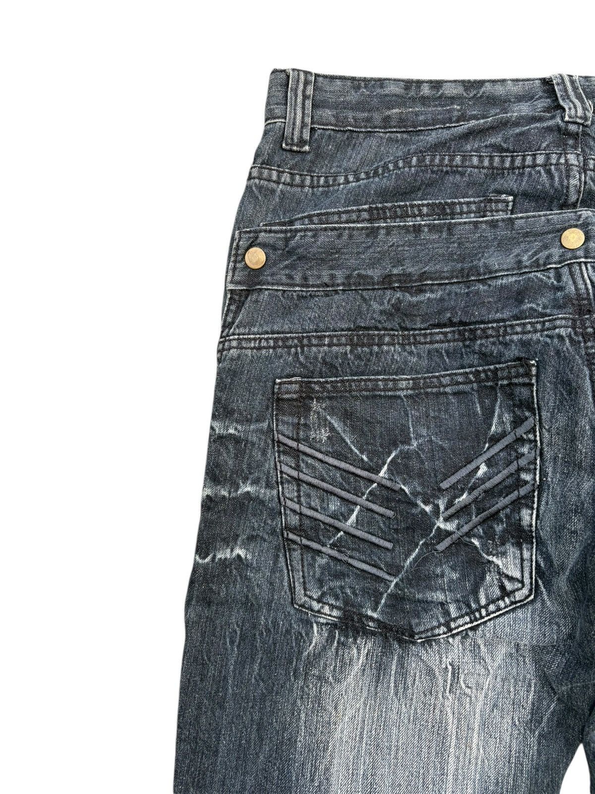 Hysteric Glamour PUNK MINISTRY HYSTERIC DOUBLE WAIST CLAWNMARK DISTESSEDDENIM Size US 35 - 9 Thumbnail