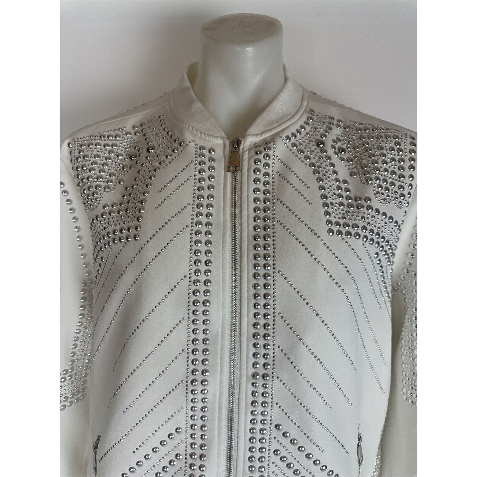 Other Barabas Men's Studded Design Bomber Jacket Size XL Size US XL / EU 56 / 4 - 3 Thumbnail