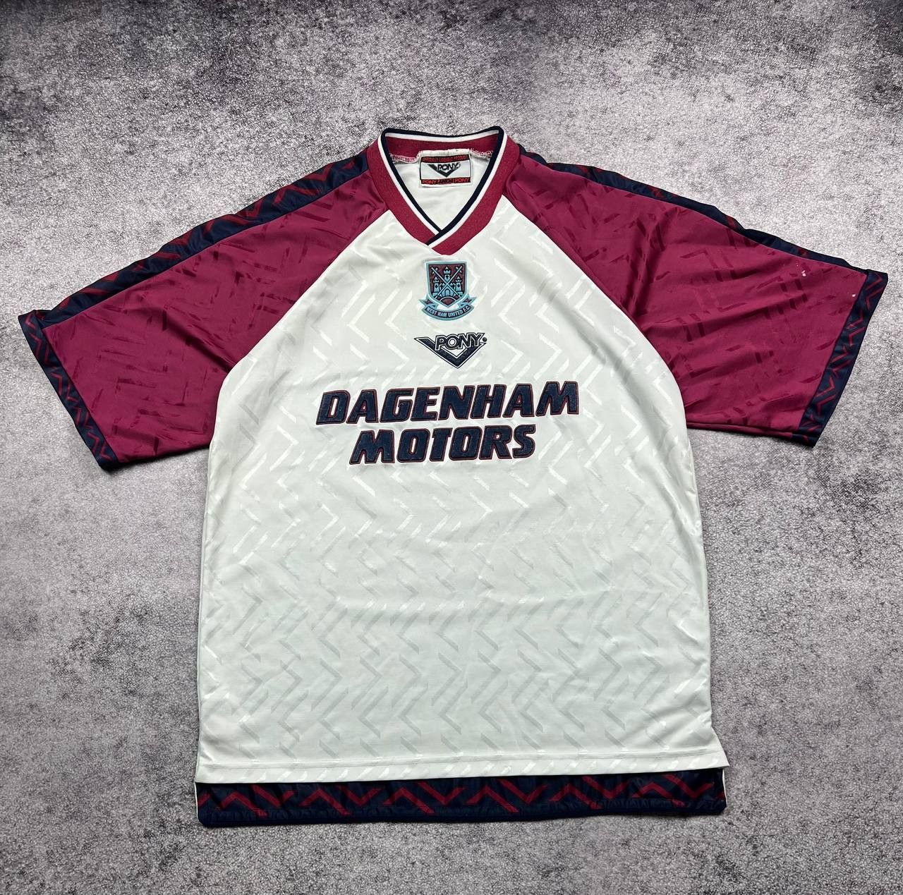 PONY Vintage West Ham United Jersey 1994 Pony Size US L / EU 52-54 / 3 - 1 Thumbnail