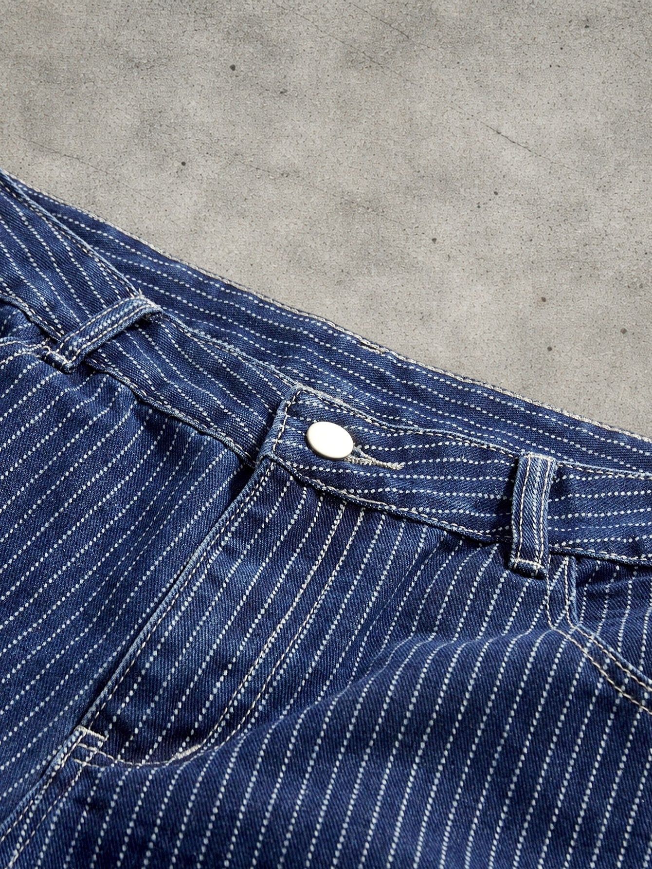 Vintage Striped denim jeans Size US 32 / EU 48 - 3 Thumbnail