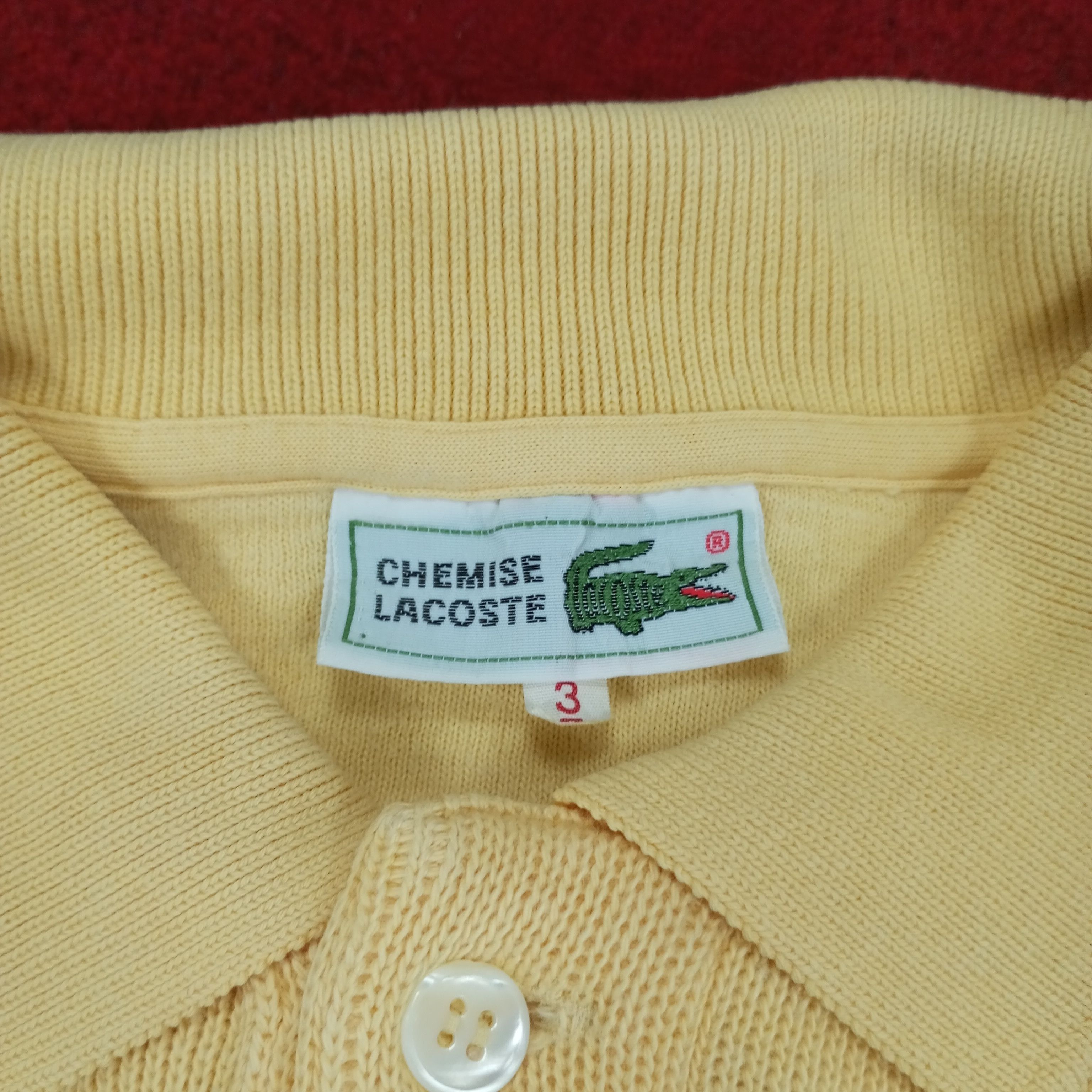 Lacoste × Vintage Lacoste Sweatshirt Collar Casual Style Size US M / EU 48-50 / 2 - 6 Thumbnail