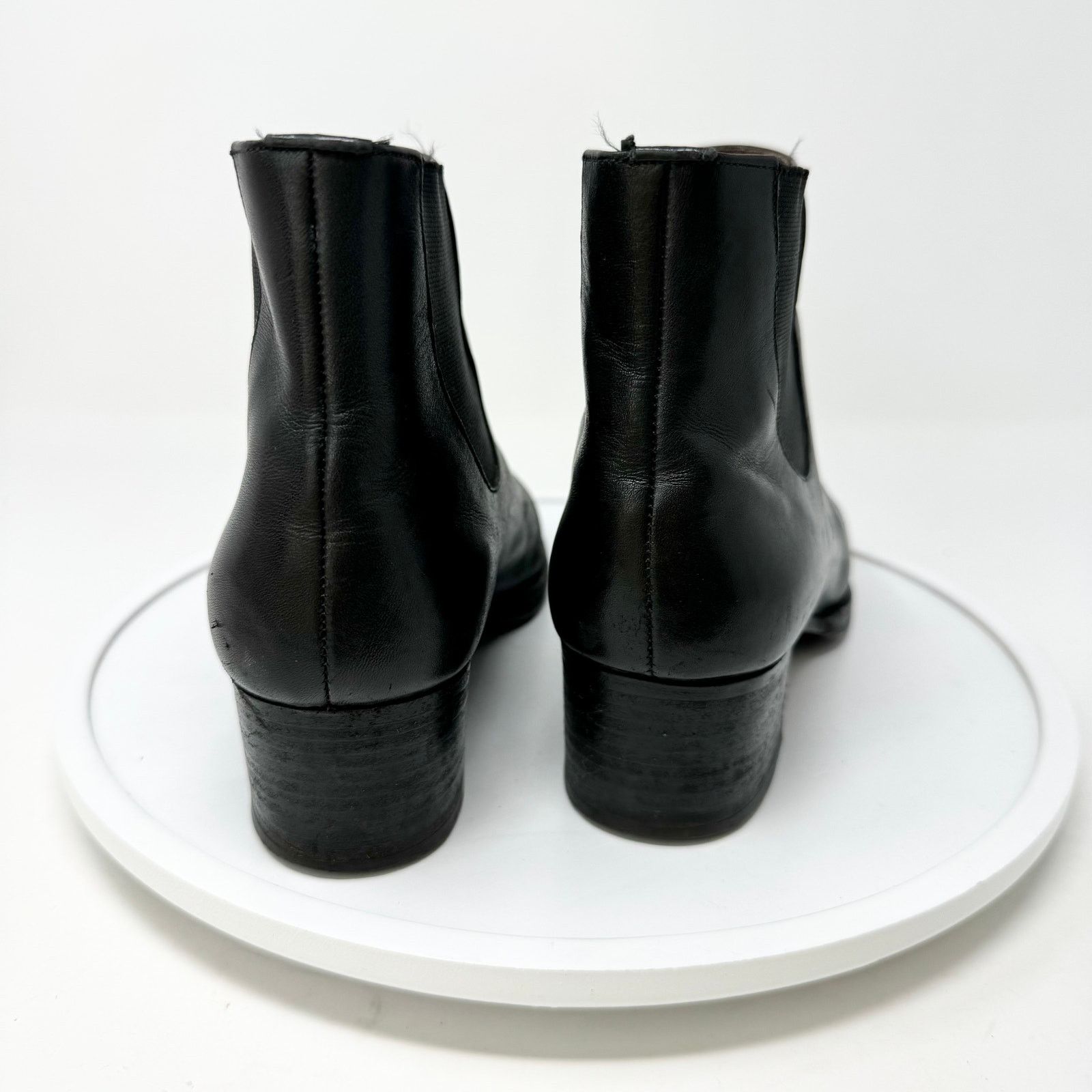 Other Fatte A Mano Leather Upper SlipOn Ankle Booties Sz 39/US 8.5 Size US 8.5 / IT 38.5 - 3 Thumbnail