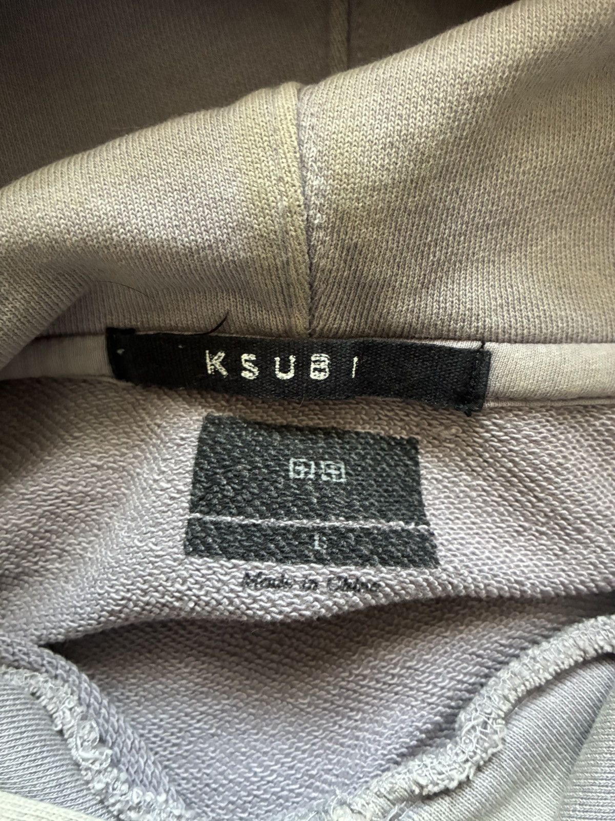 Ksubi Ksubi Butterfly Spiderweb Hoodie Grey Neon. Size Large Size US L / EU 52-54 / 3 - 2 Thumbnail