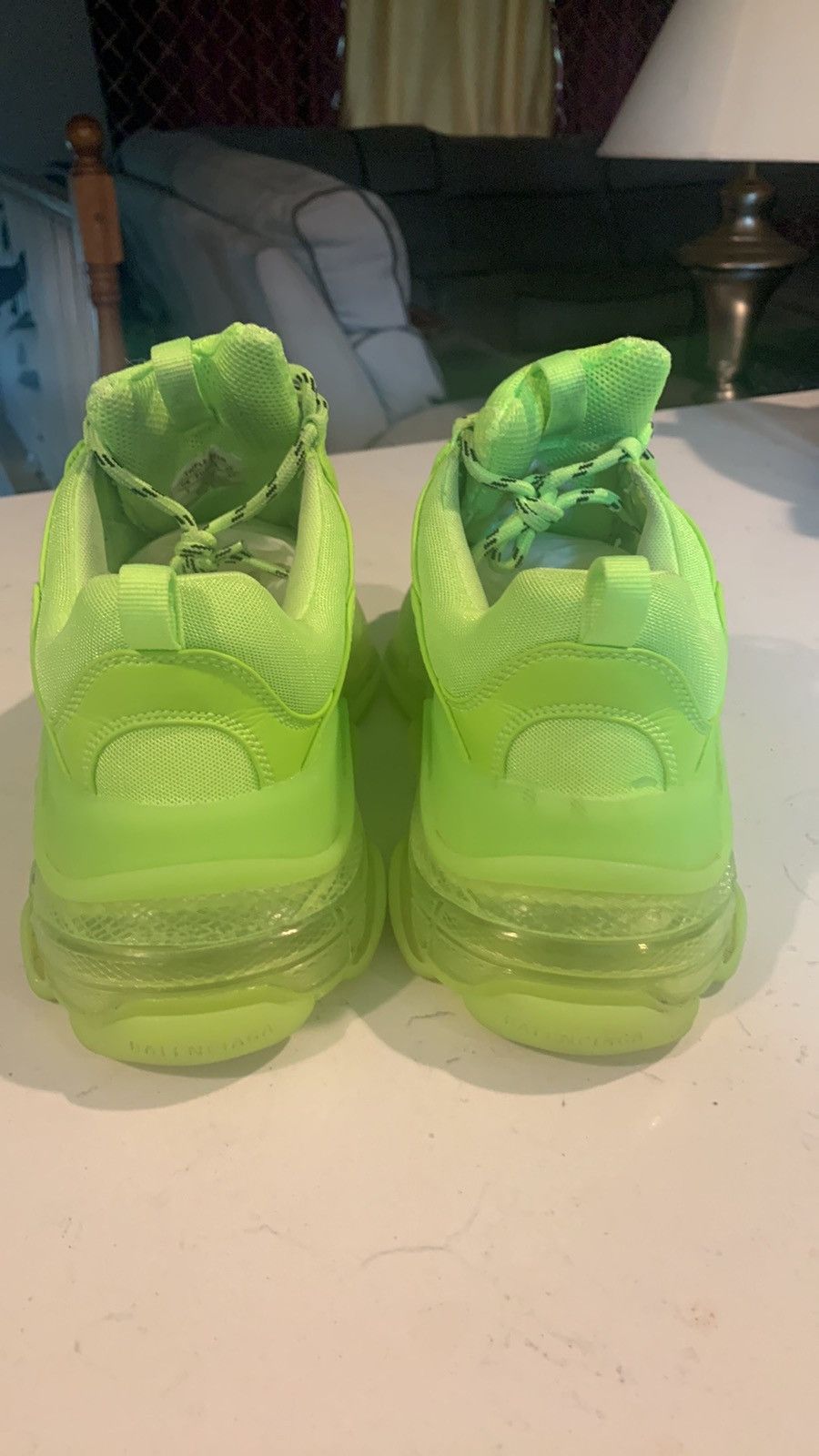 Balenciaga Triple S fluorescent green Size US 8 / EU 41 - 4 Thumbnail