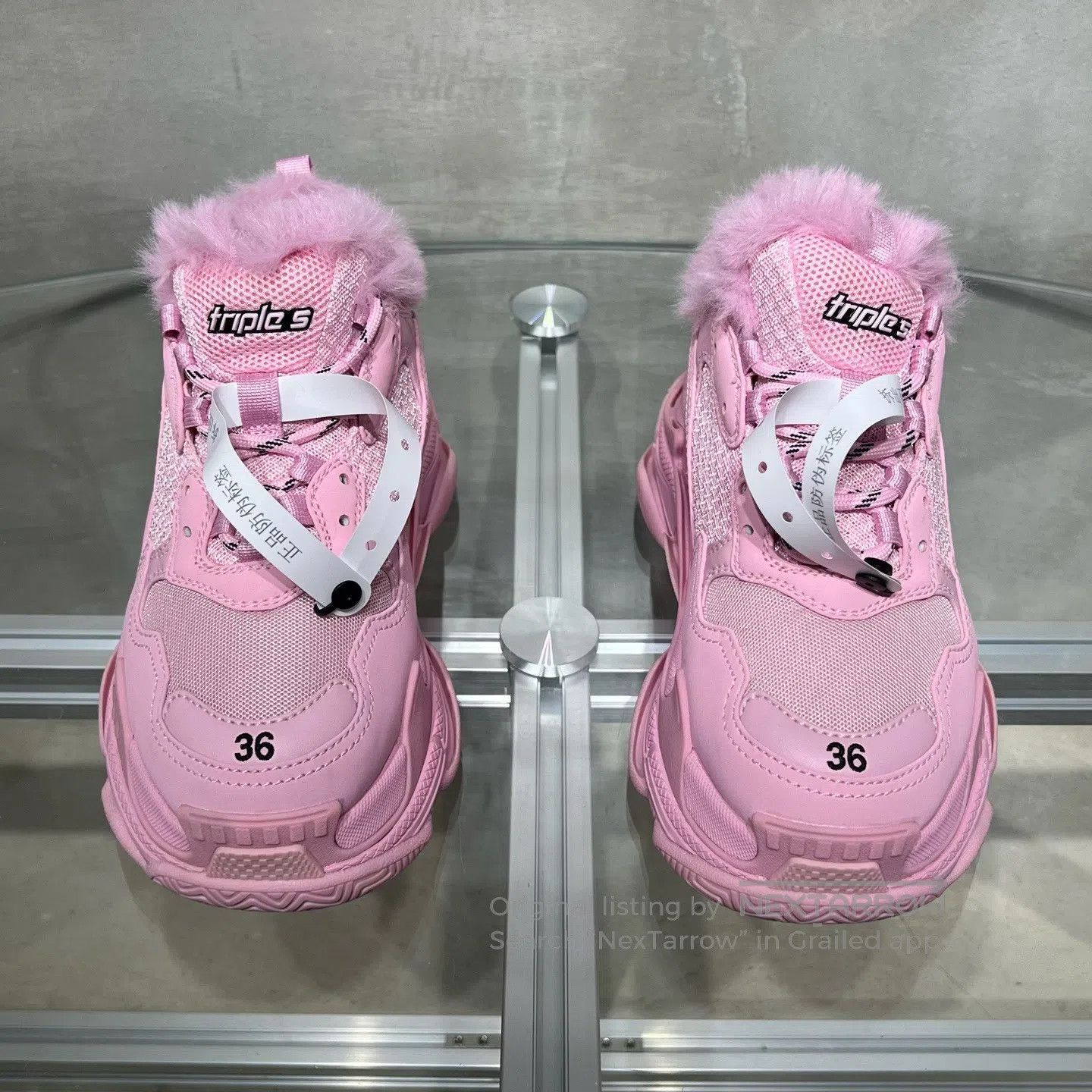 Balenciaga Balenciaga Ripples Dad Shoes in Pink Size US 5.5 / IT 35.5 - 2 Thumbnail