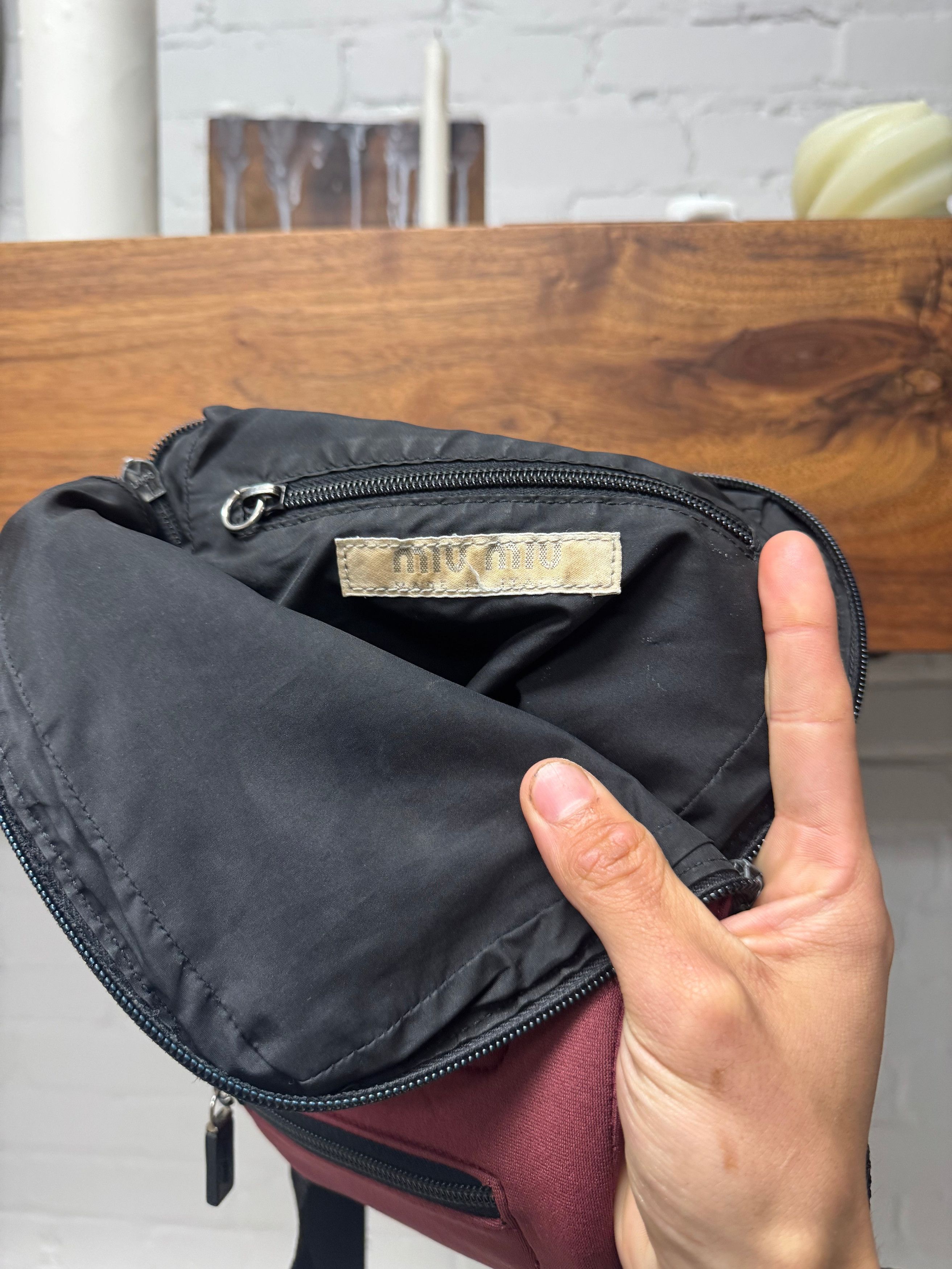 Miu Miu Vintage Miu Miu Miniature ‘Shell’ Sun Faded Red Backpack Size ONE SIZE - 4 Thumbnail
