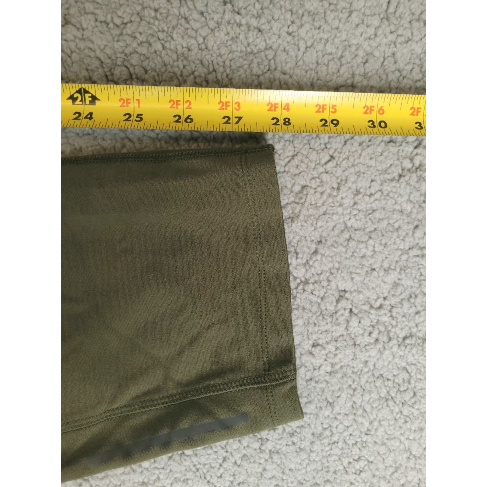 Olive Russell Sweatpants Mens XL Olive Green Lightweight Drawstring Tapered 28 In Inseam Activewear Pants Size US 36 / EU 52 - 7 Thumbnail