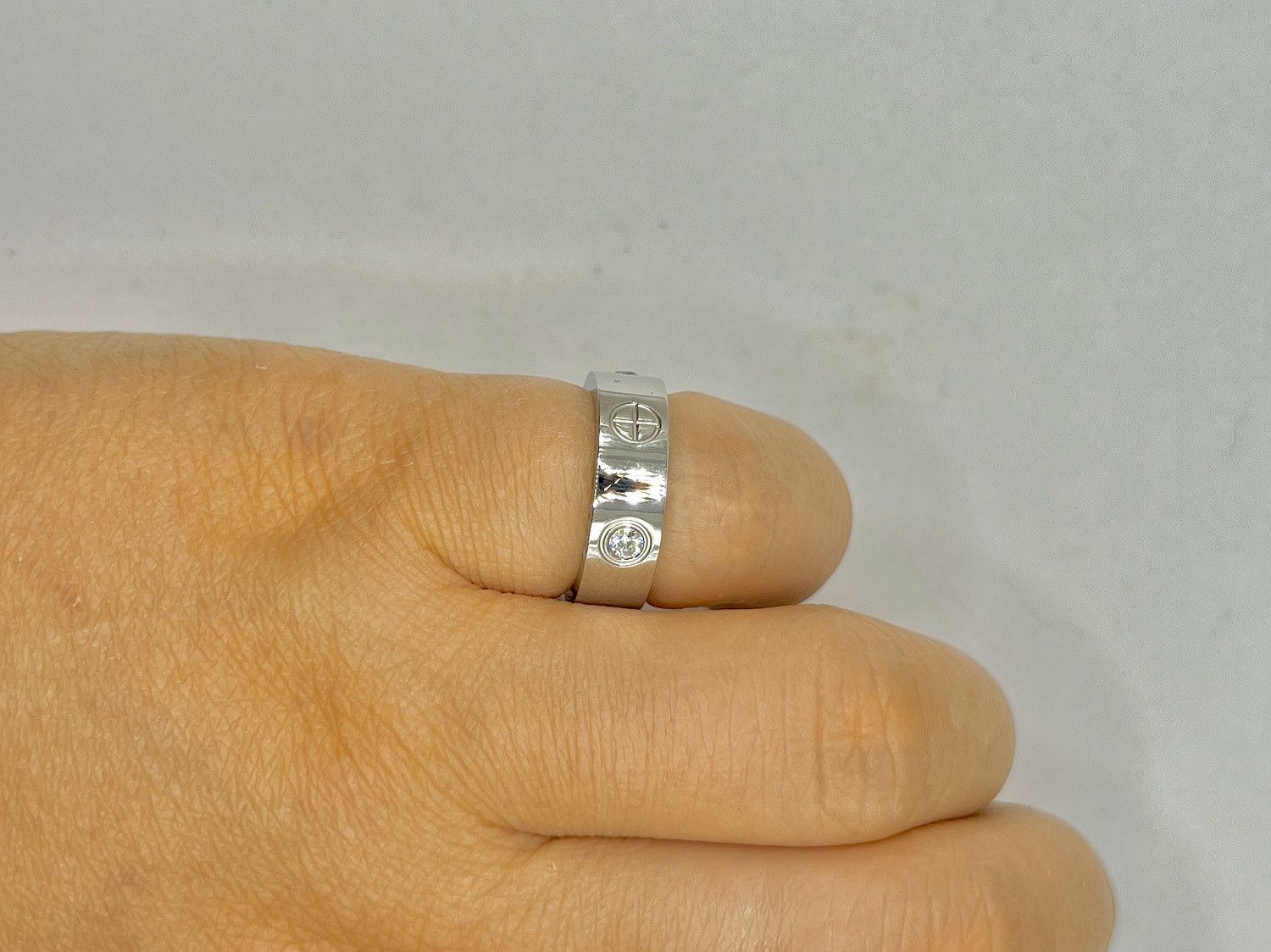 Jewelry Love Silver Ring with Czs - Size 5.5 Size ONE SIZE - 5 Thumbnail