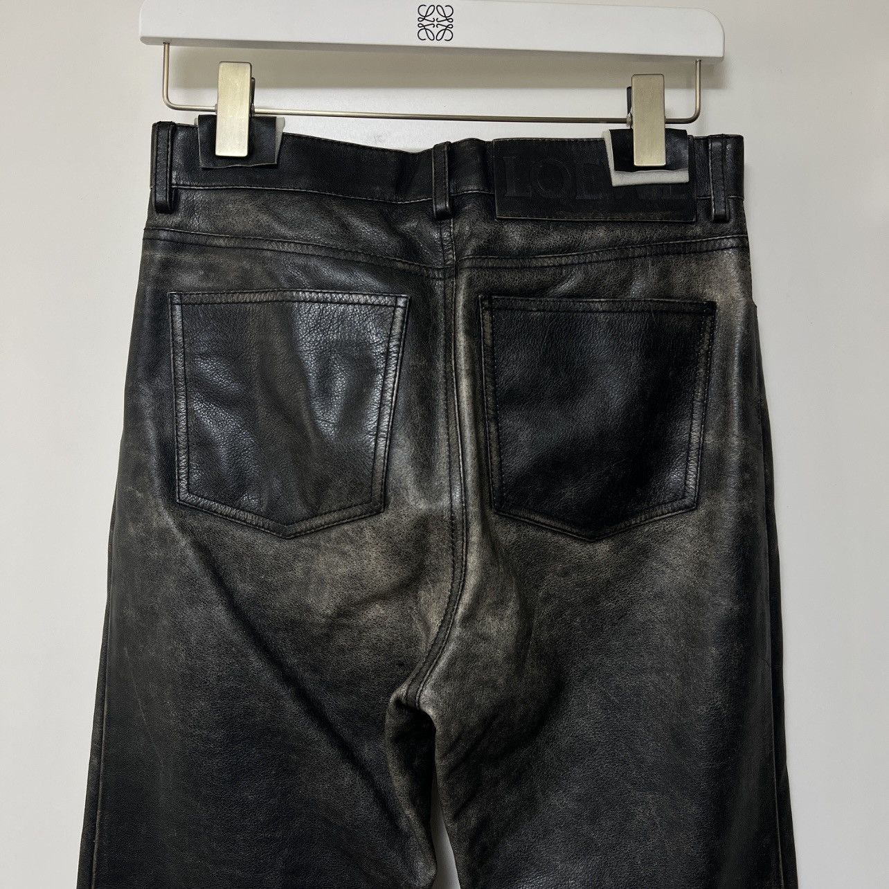 Loewe Loewe Calfskin Nappa Leather Pants Size US 30 / EU 46 - 5 Thumbnail