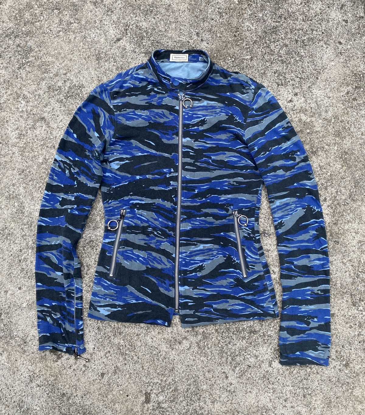 Hysteric Glamour × Japanese Brand Vintage 90s Hysterics Glamour Japan Tiger Stripe Camo Jacket Size S / US 4 / IT 40 - 1 Thumbnail
