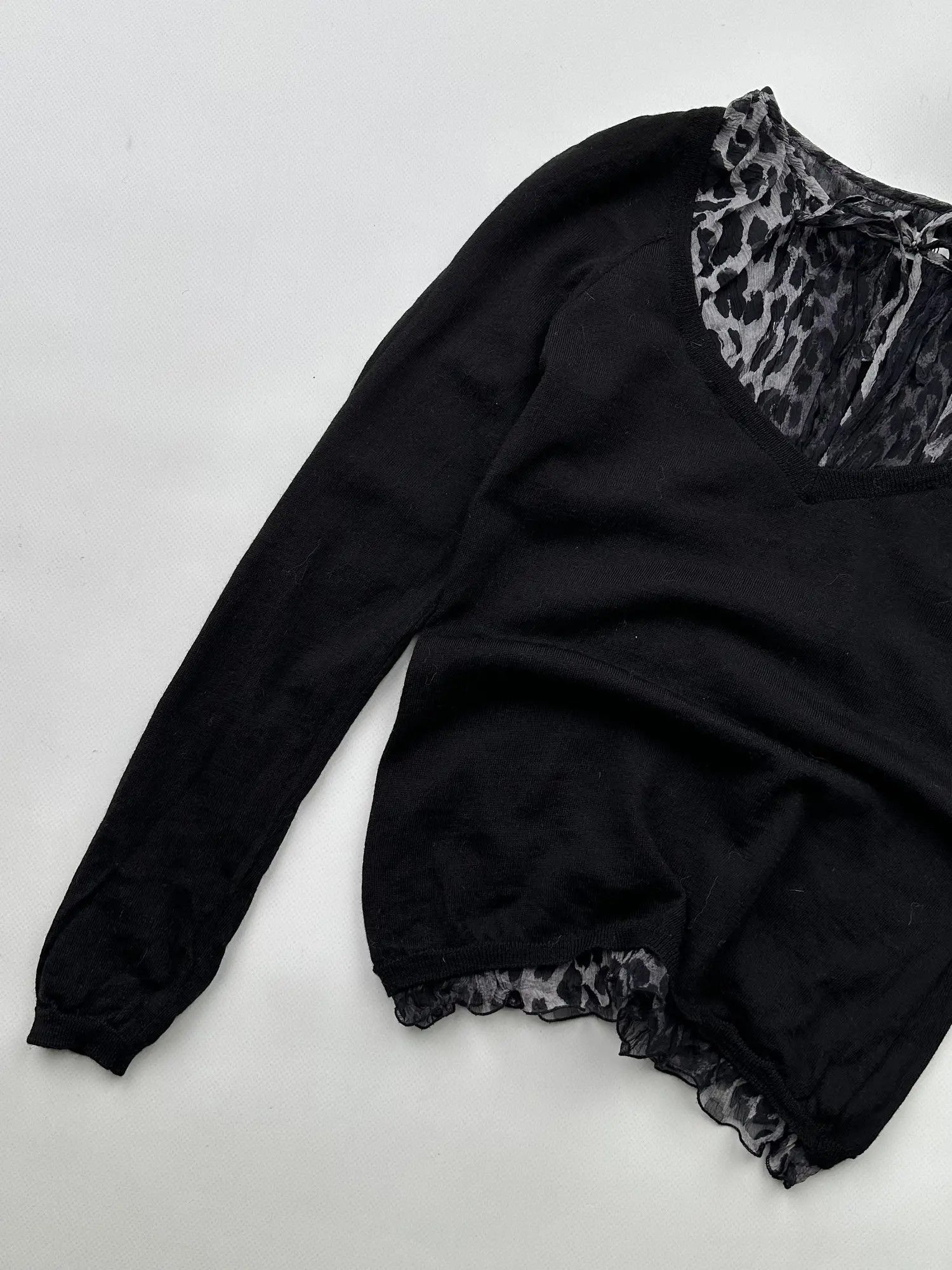 Moschino Moschino Cheap and Chic Vintage Wool Blouse (491) Size S / US 4 / IT 40 - 2 Thumbnail