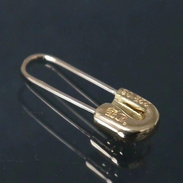 Chrome Hearts Chrome Hearts 22k Emerald Safety Pin Size ONE SIZE - 2 Thumbnail