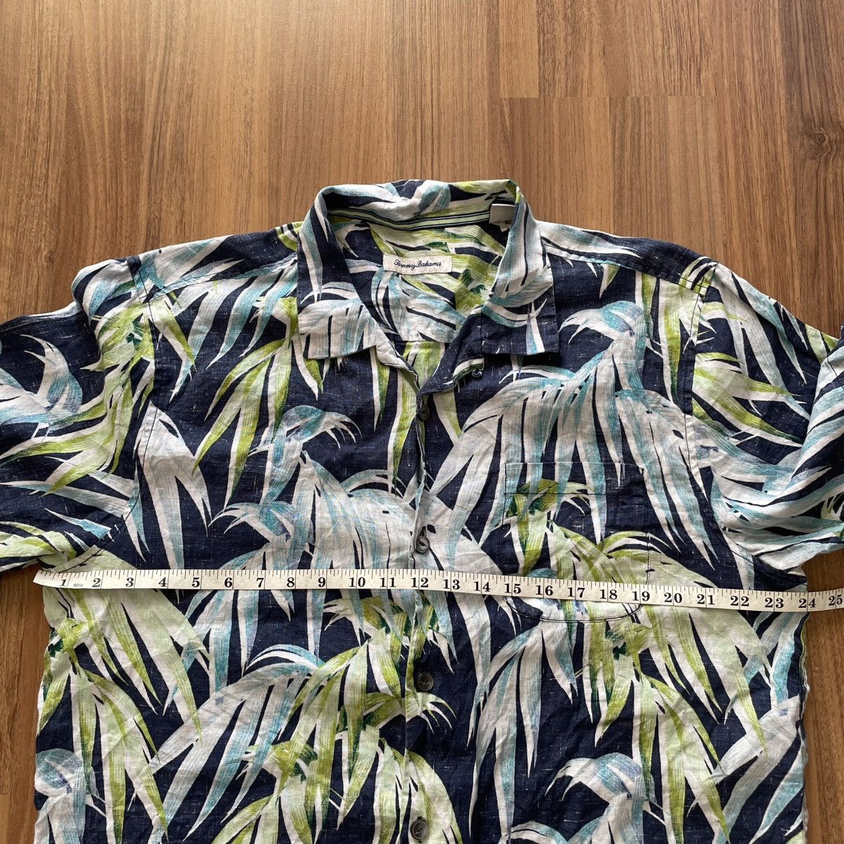 Tommy Bahama Tommy Bahama Linen Aloha Hawaiian Shirt Unworn Size US L / EU 52-54 / 3 - 3 Thumbnail