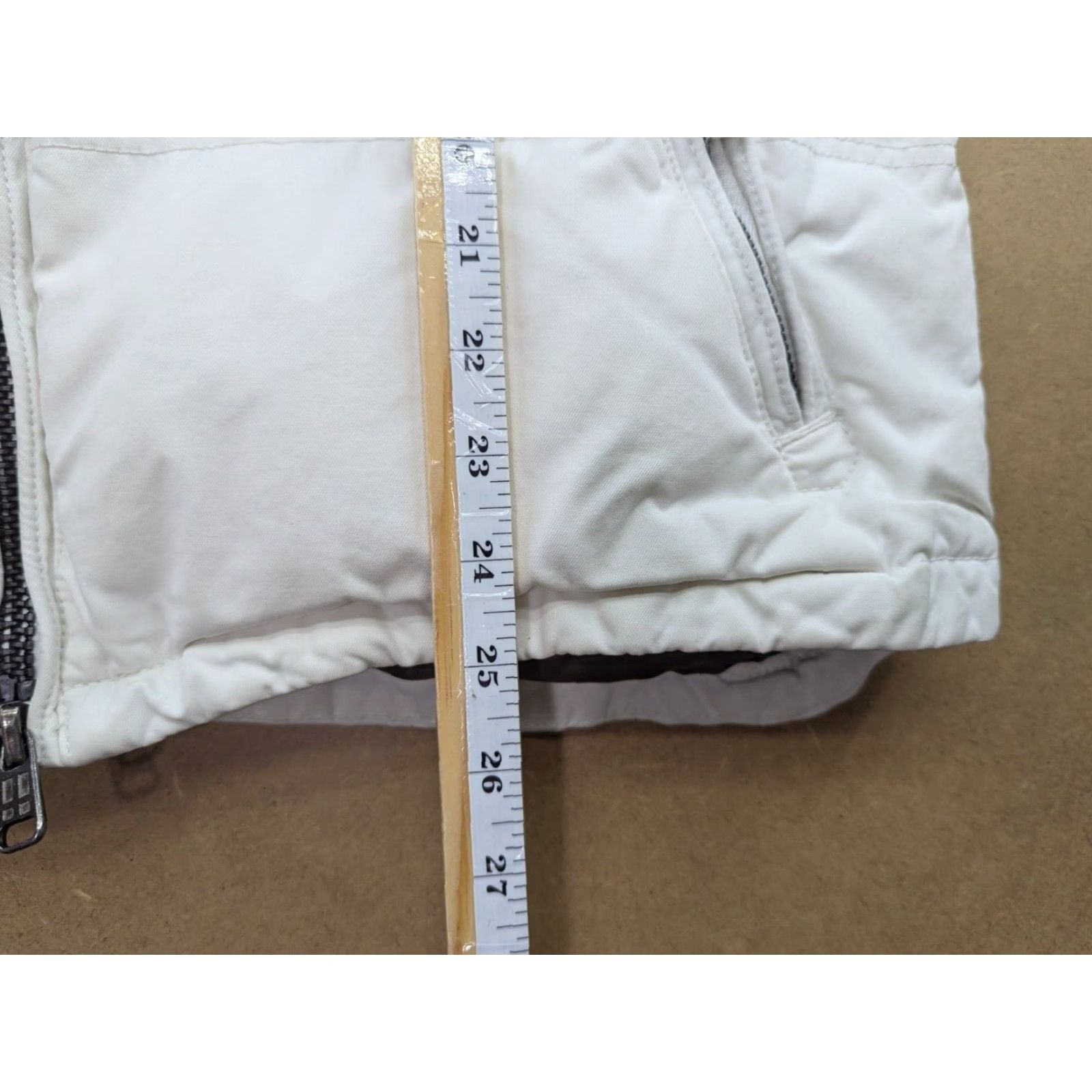 Napapijri Napapijri Vest Mens XL White Duck Down Gilet Puffer Full Zip Vintage No Official Survey Expedition Size US XL / EU 56 / 4 - 6 Thumbnail