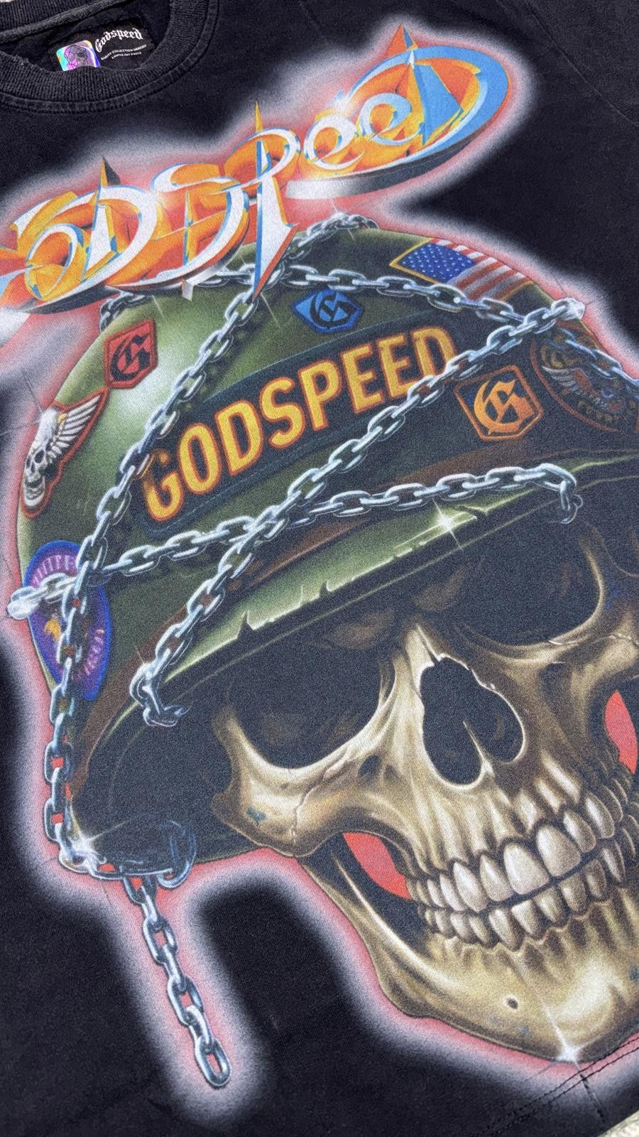 Godspeed Godspeed Black Wash Badge Of Honor Tee Size US S / EU 44-46 / 1 - 2 Thumbnail