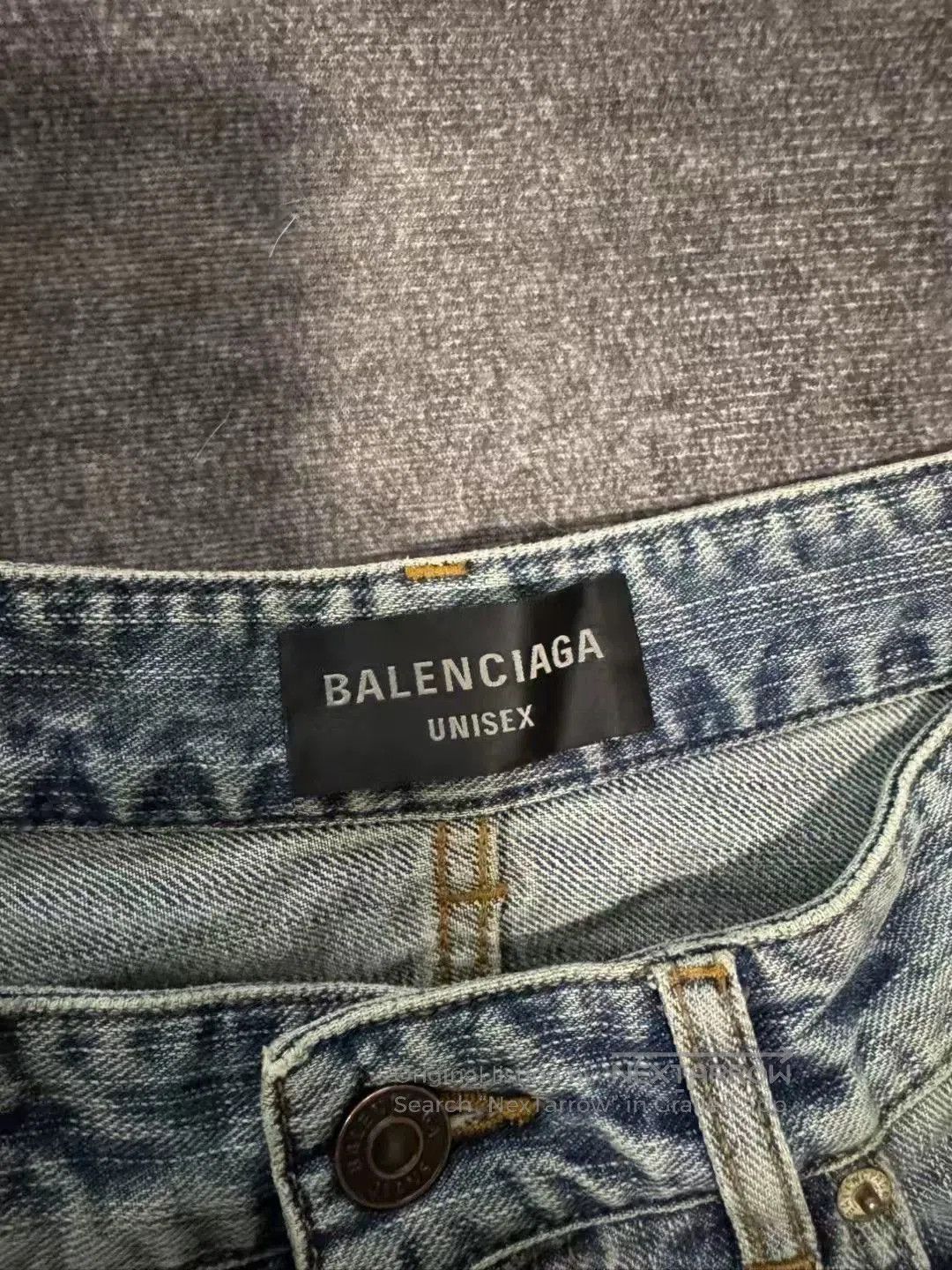 Balenciaga Balenciaga SS25 Distressed Straight Jeans. Size US 26 / EU 42 - 3 Thumbnail