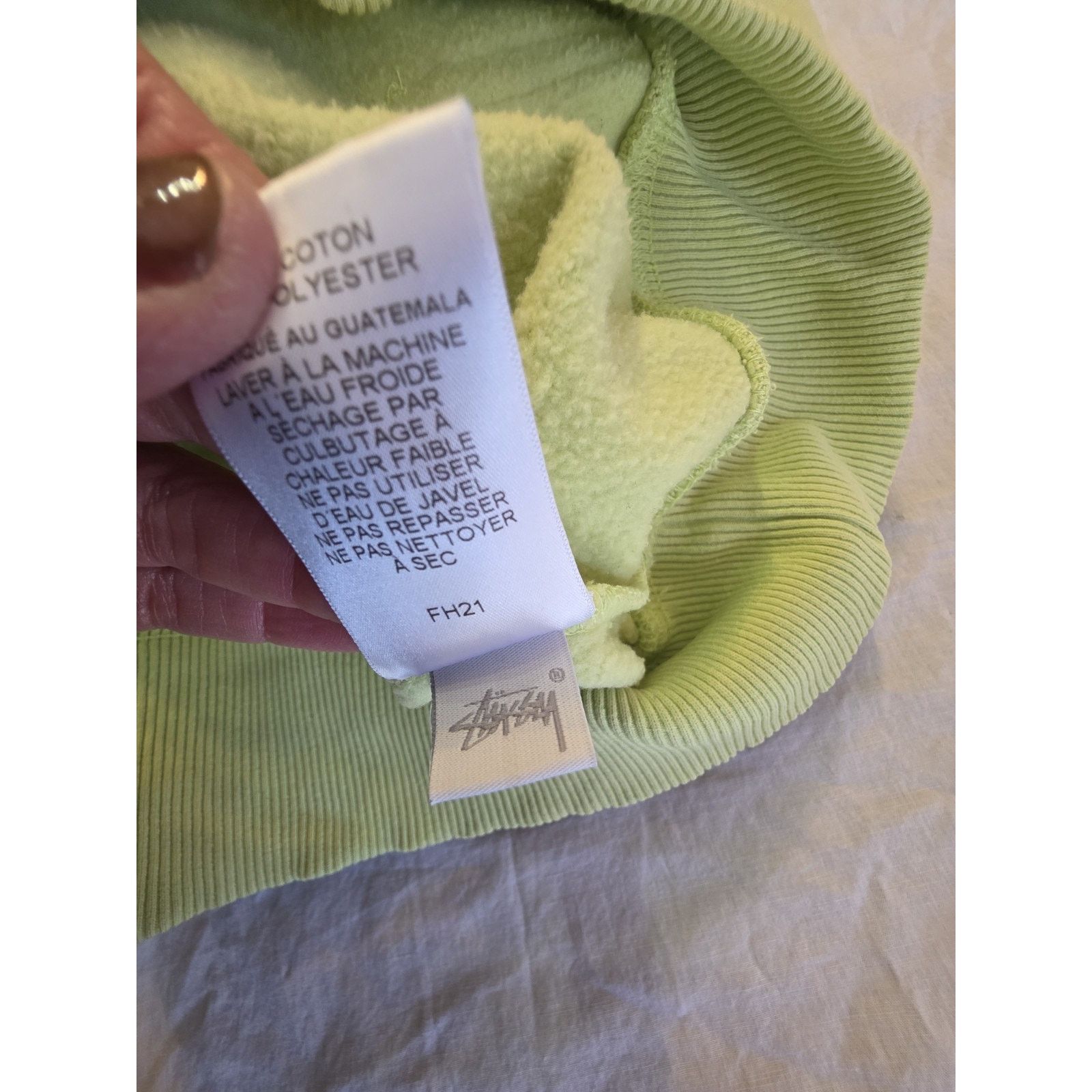 Stussy Stussy World Tour Logo Men's Size Xl Green Hoodie Sweatshirt Size US XL / EU 56 / 4 - 3 Thumbnail