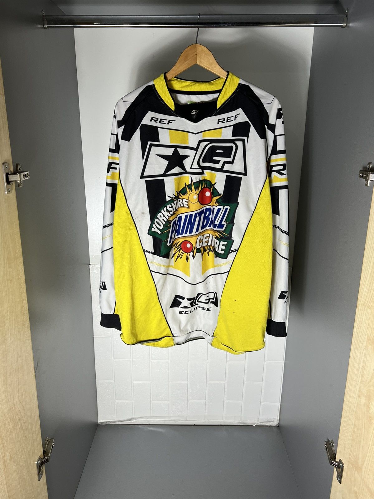 NASCAR VINTAGE ECLIPSE PLAYING MOTORCYCLE JERSEY RACING RETRO 90s Size US L / EU 52-54 / 3 - 10 Thumbnail