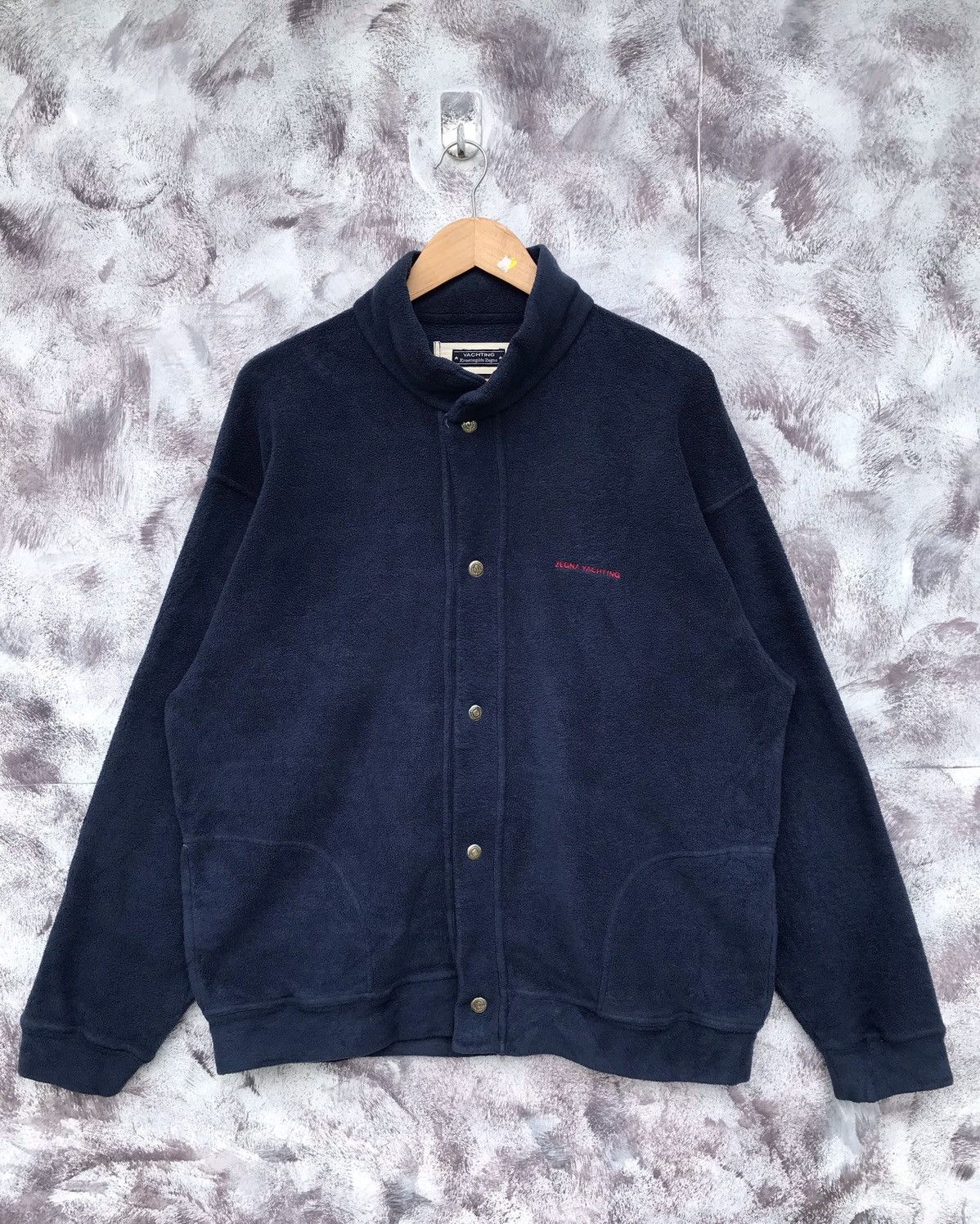 Ermenegildo Zegna Zegna Yachting snap button fleech sweatshirts Size US L / EU 52-54 / 3 - 1 Thumbnail