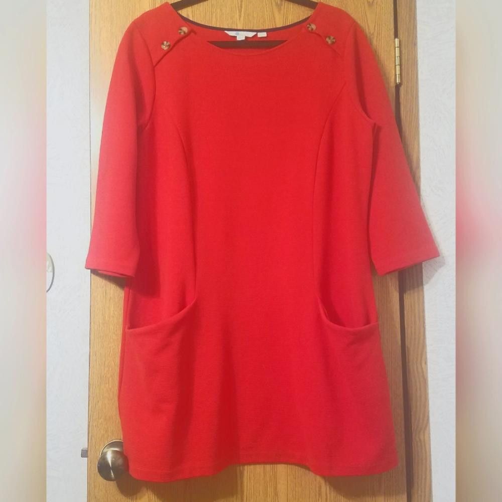 Boden Boden Eegant Red Women's Dress Size 16/18 R Size XXL / US 16-18 / IT 52-54 - 1 Thumbnail