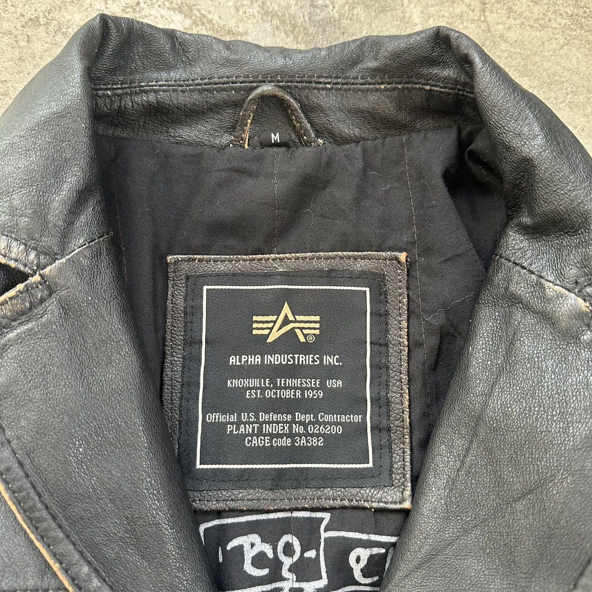 Alpha Industries Alpha Industries Leather Flight Jacket Size US M / EU 48-50 / 2 - 7 Thumbnail