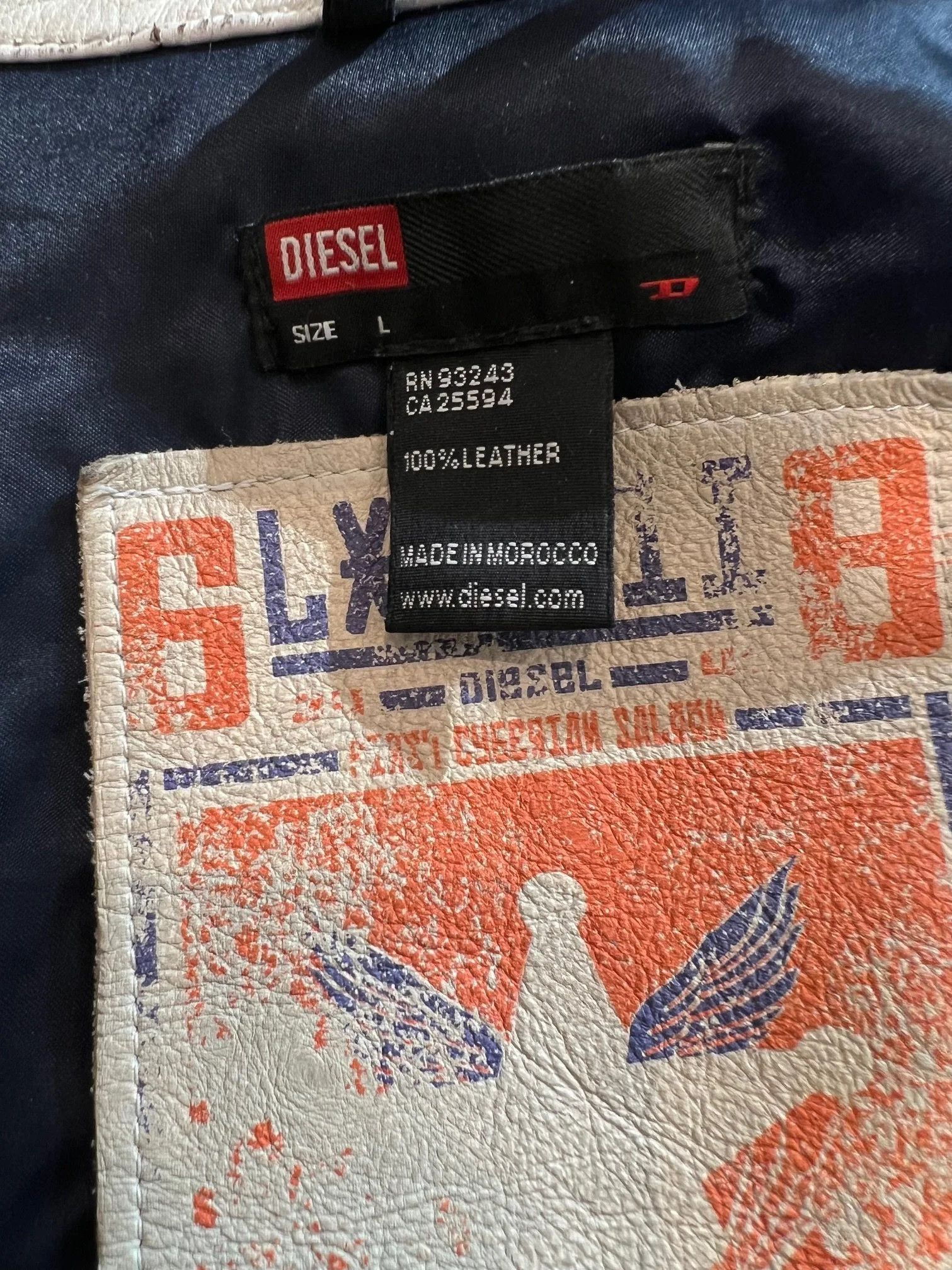 Diesel Diesel Black Gold “Chopper 33” Racer Leather Jacket Size US M / EU 48-50 / 2 - 10 Thumbnail