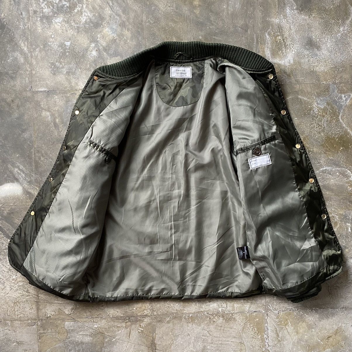 Officine Generale Officine Generale Camou Quilted Jacket Size US S / EU 44-46 / 1 - 11 Thumbnail