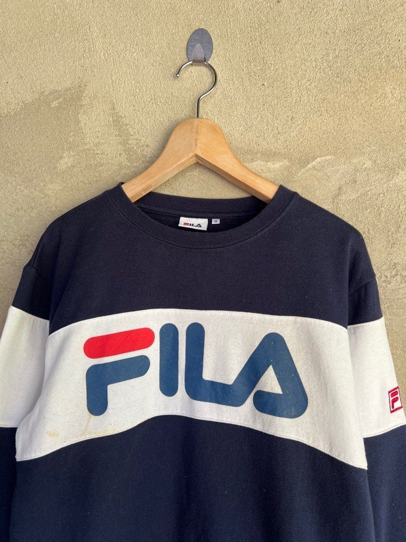 Fila Vintage Fila Big Logo Sweatshirt Size US S / EU 44-46 / 1 - 3 Thumbnail