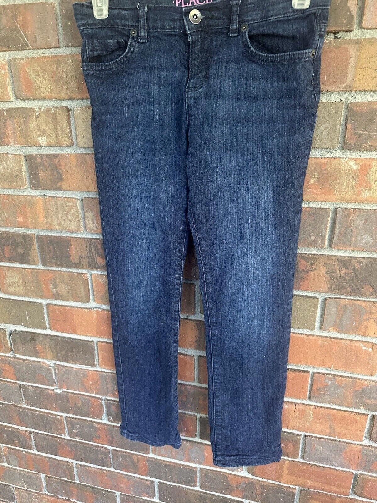 Designer Lot Of 2 girls children's place jeans skinny Size 10 Dark Size 24" / US 00 / IT 34 - 6 Thumbnail